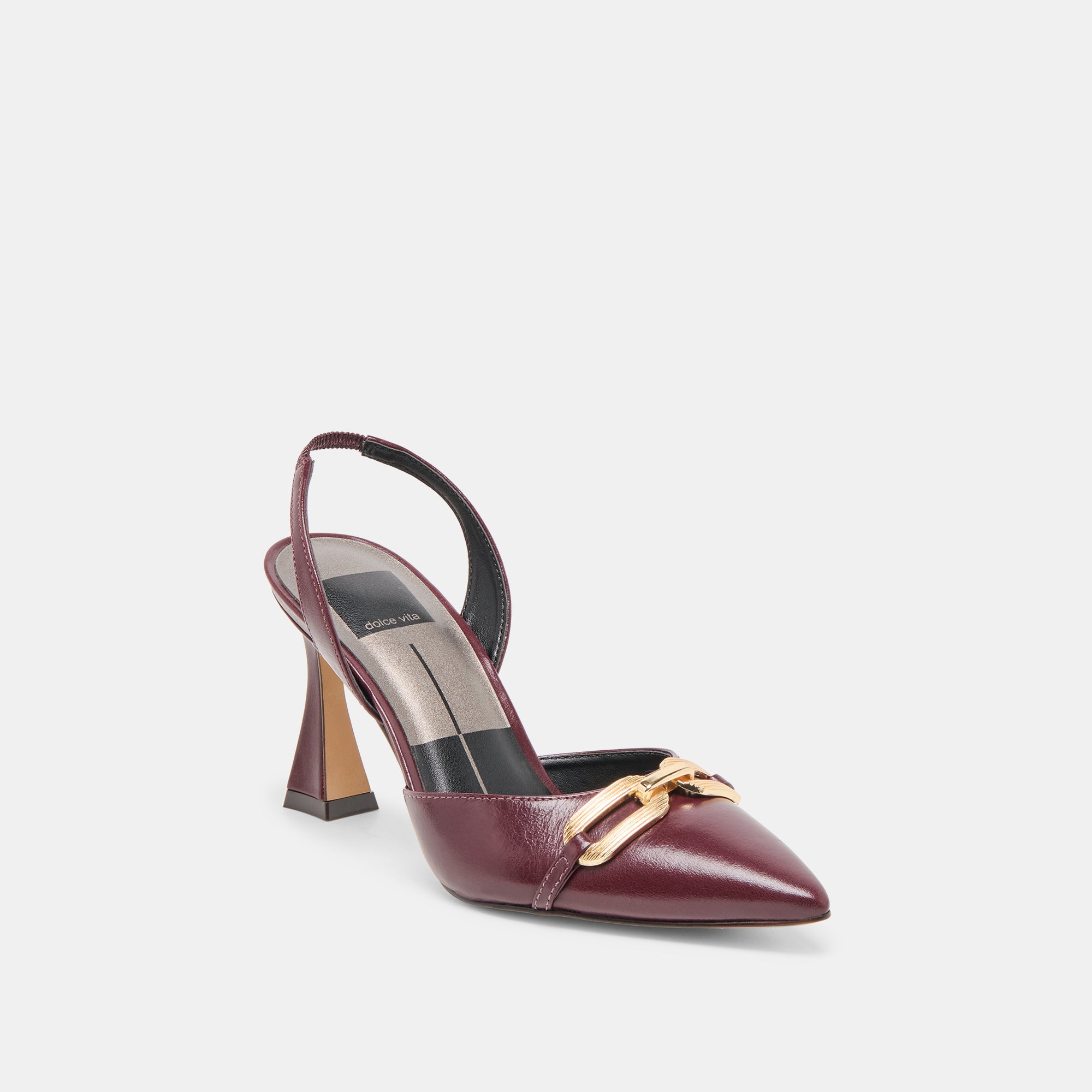 MALIK HEELS CRANBERRY CRINKLE PATENT - Image 3