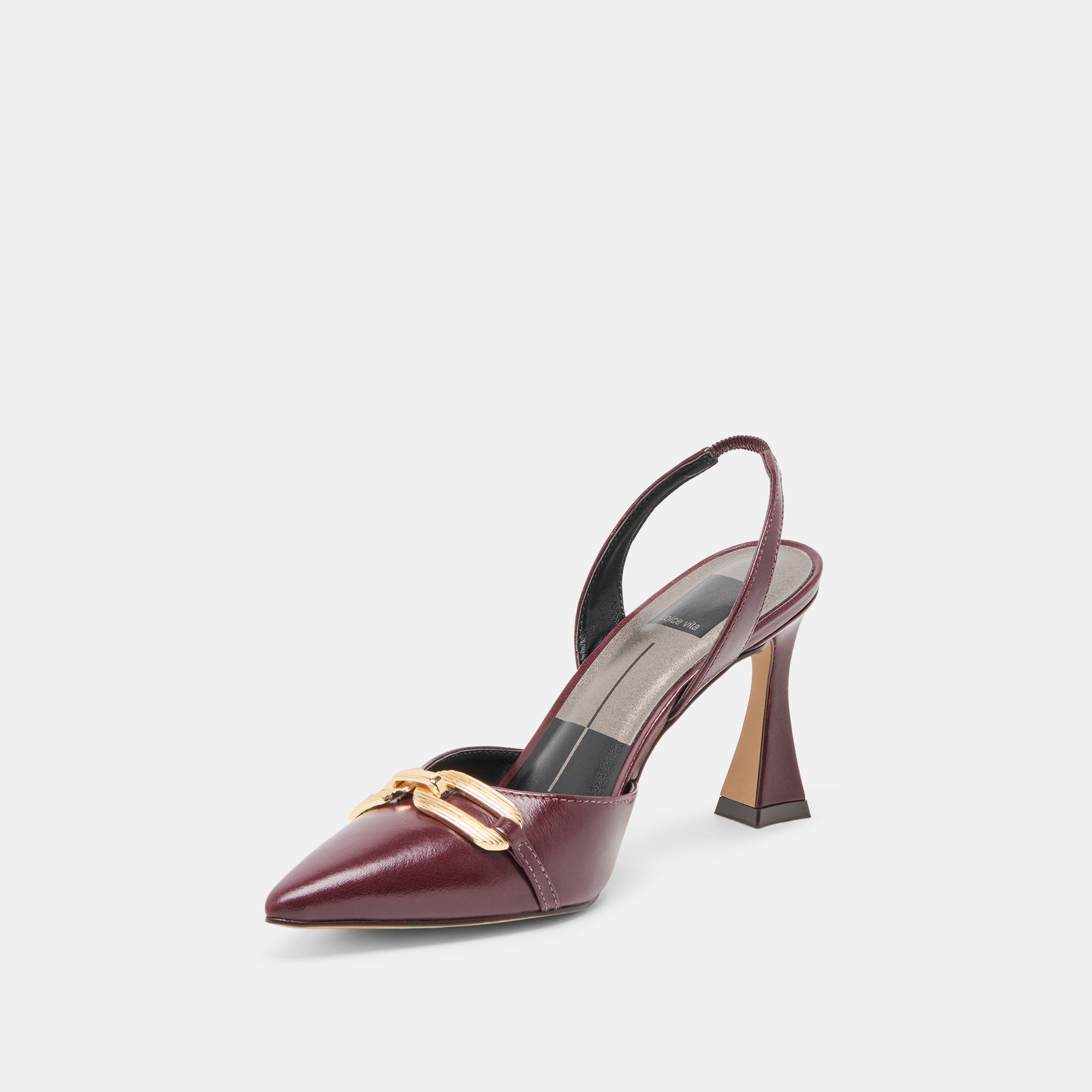 MALIK HEELS CRANBERRY CRINKLE PATENT - Image 7