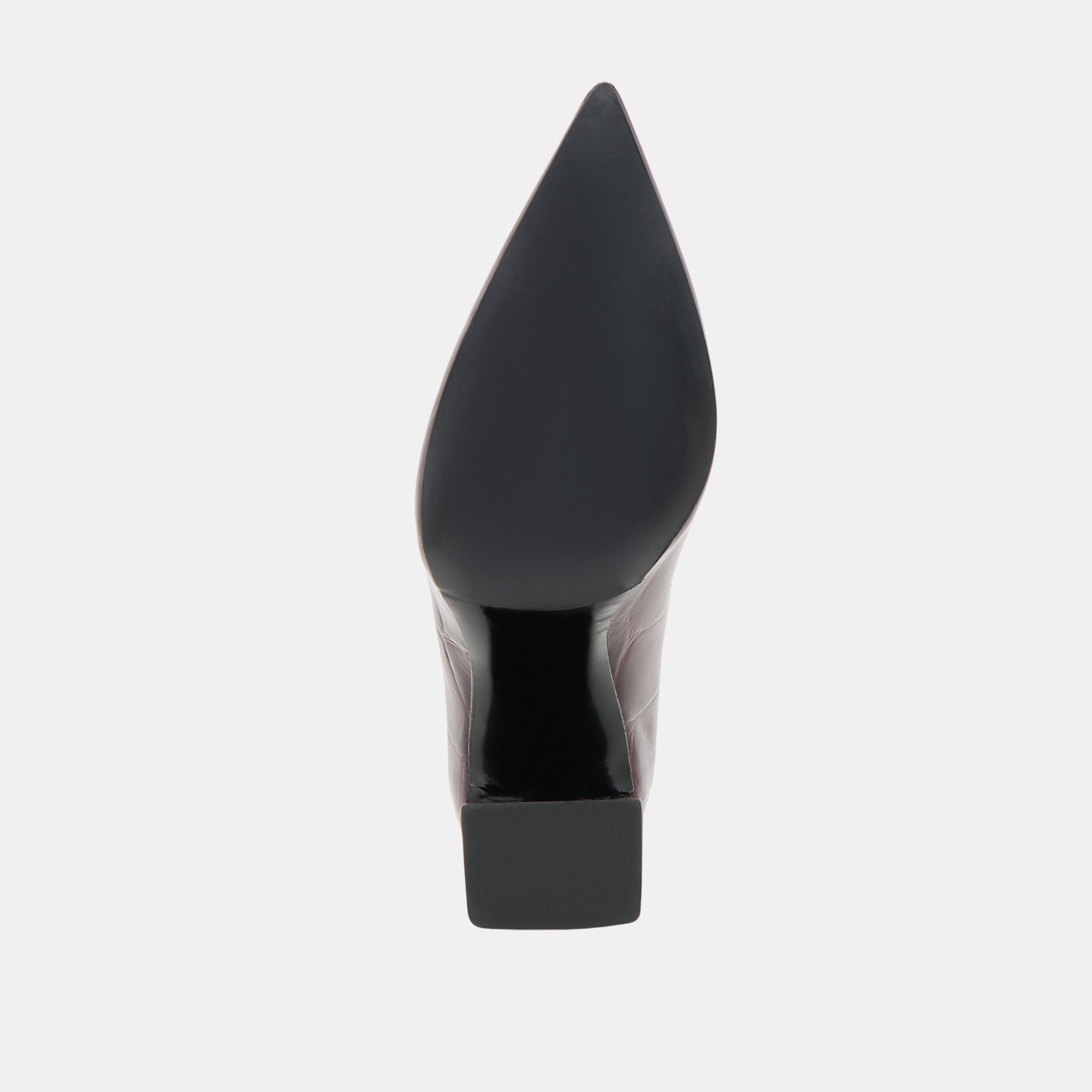 MISTY HEELS BURGUNDY CROCO EMBOSSED LEATHER - Image 11