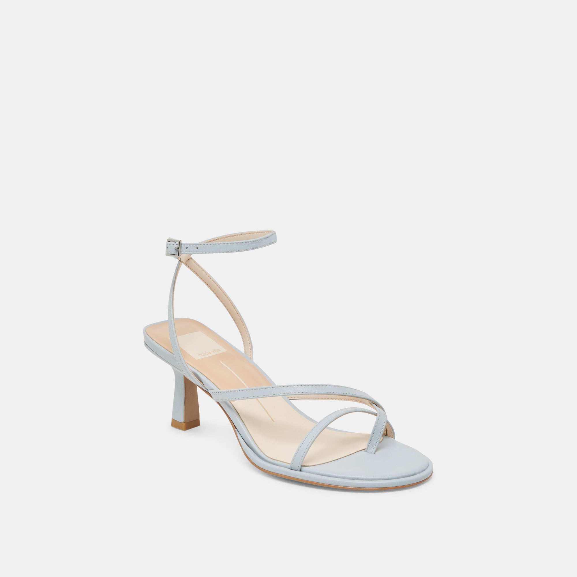 MORAH HEELS ICE BLUE LEATHER - Image 3