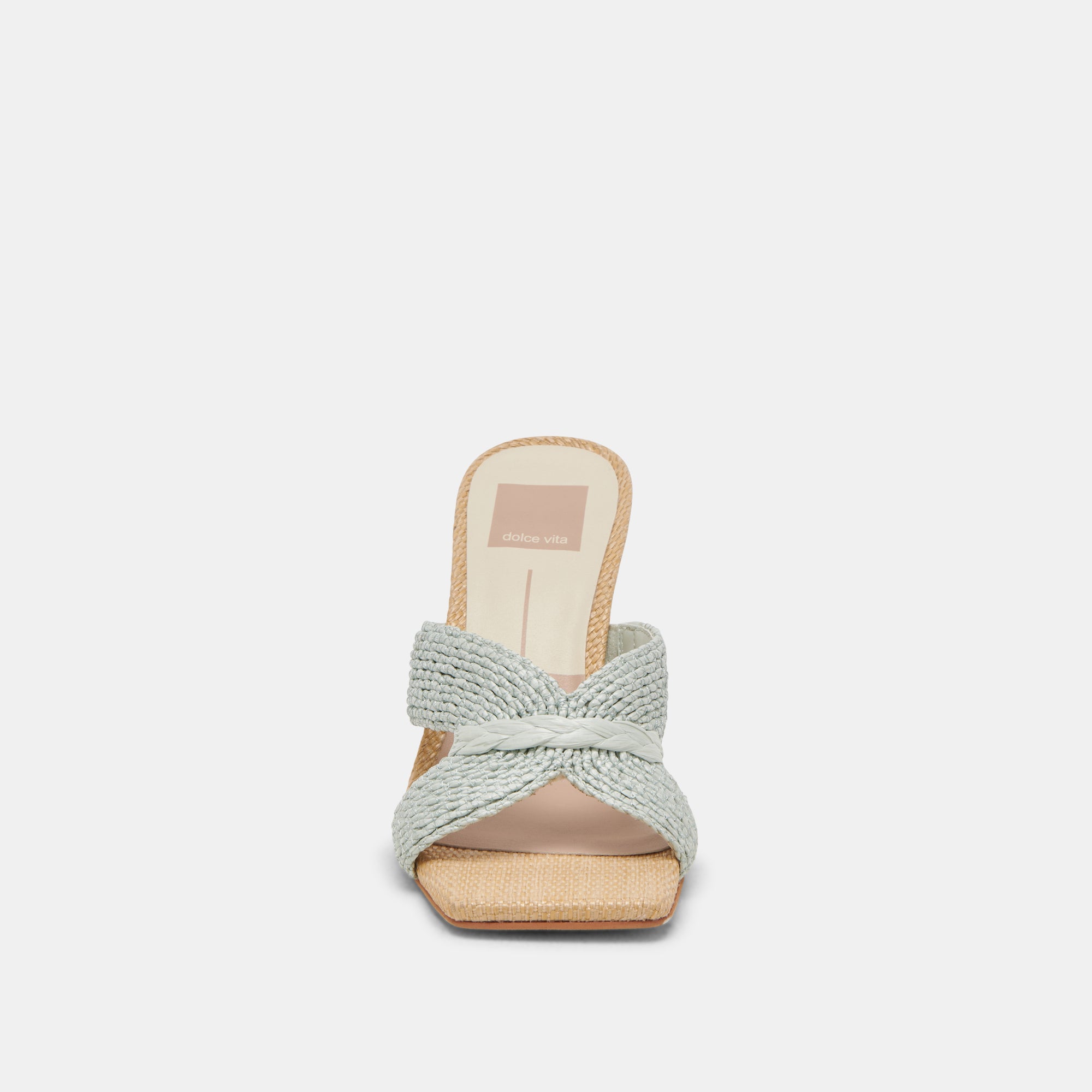NITRO WIDE HEELS MINT RAFFIA - Image 6