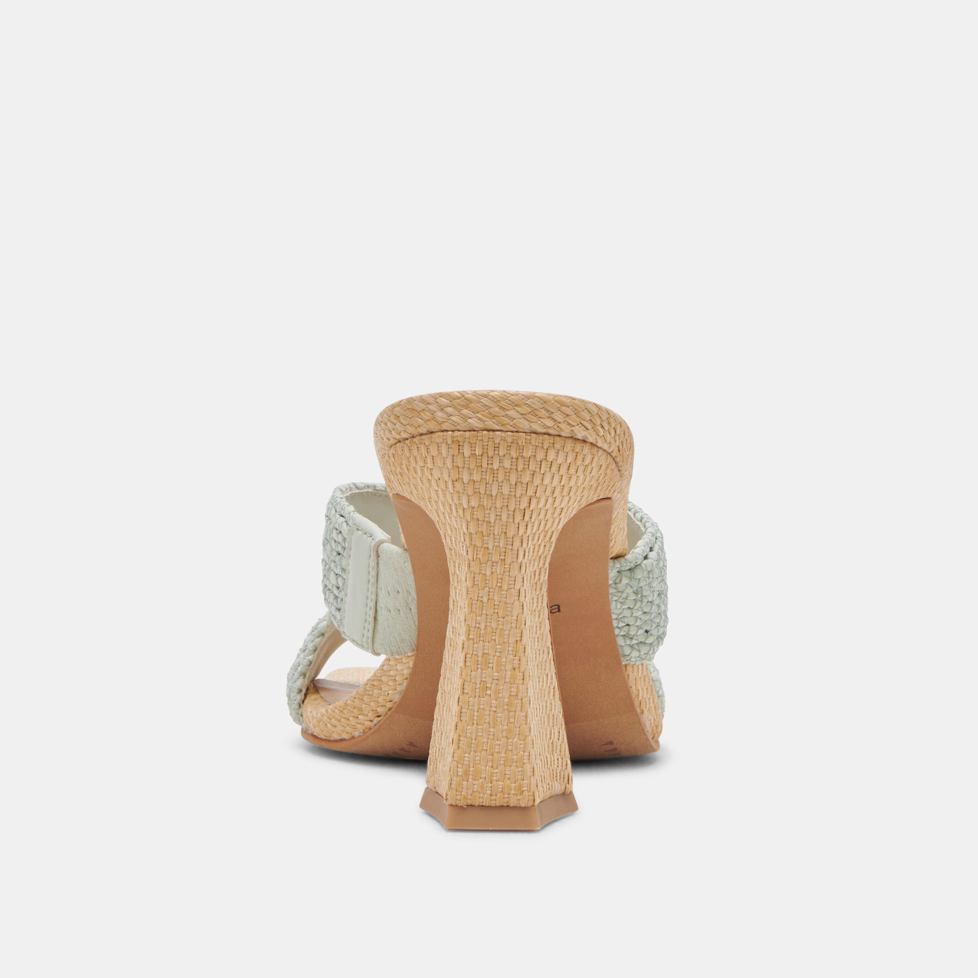 NITRO WIDE HEELS MINT RAFFIA - Image 7