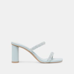 NOLAH PEARL HEELS ICE BLUE STELLA