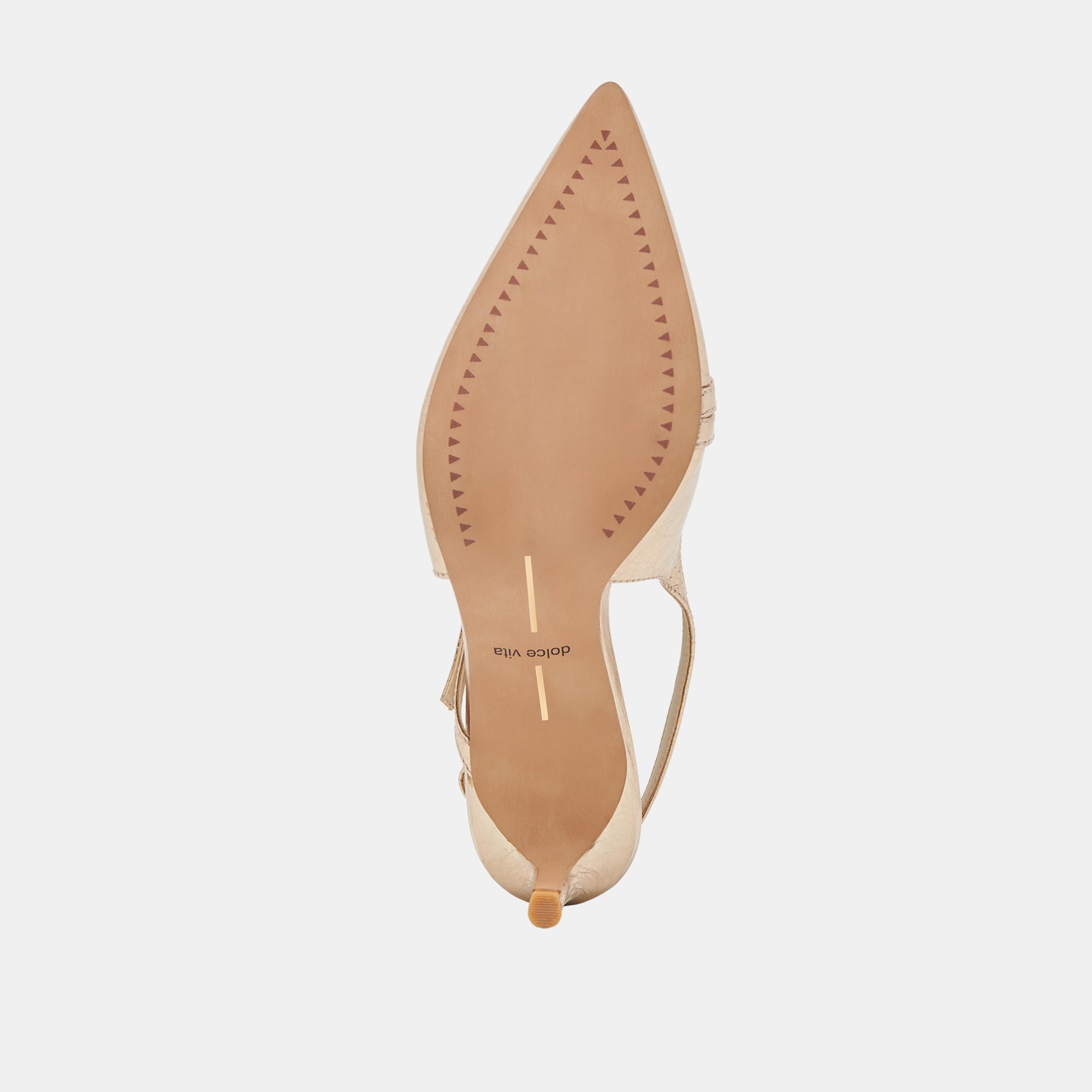 PAMLA MID WIDE HEELS LIGHT GOLD DISTRESSED LEATHER - re:vita - Image 9