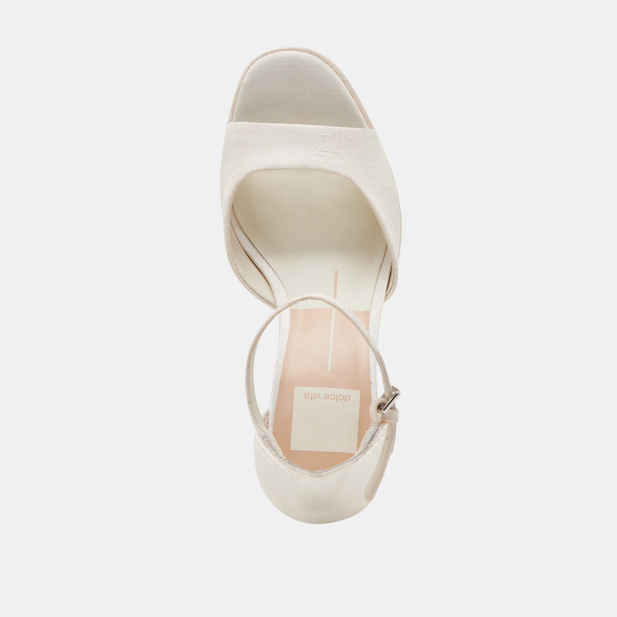 PANDRO HEELS WHITE SATIN - Image 11