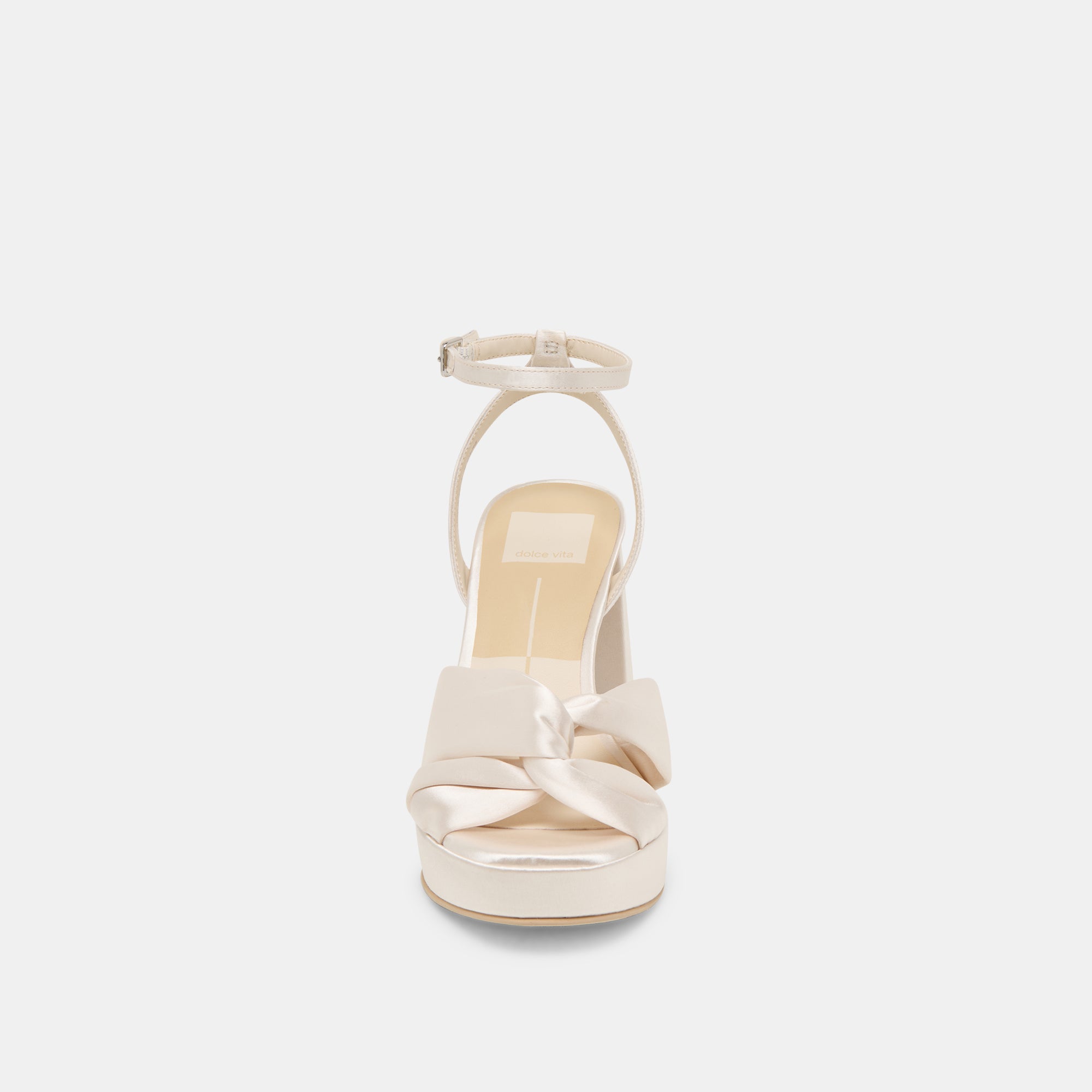 PARLO HEELS IVORY SATIN - Image 8