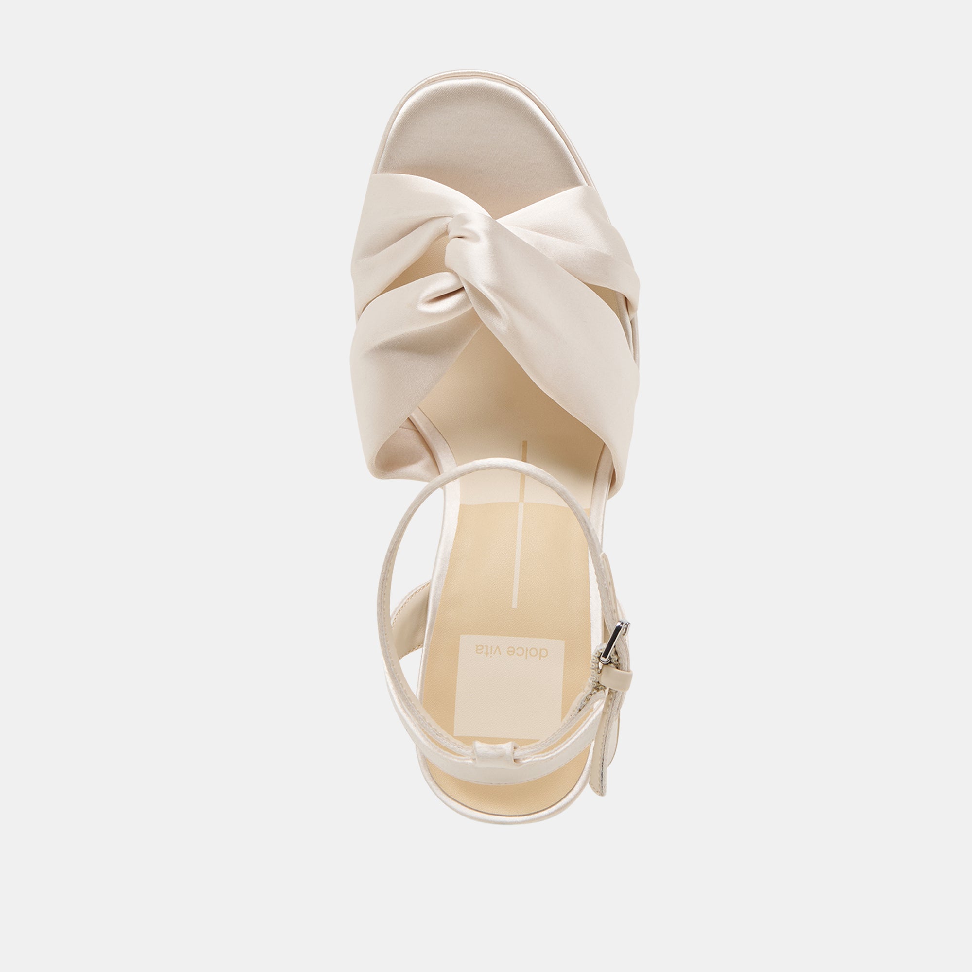 PARLO HEELS IVORY SATIN - Image 10