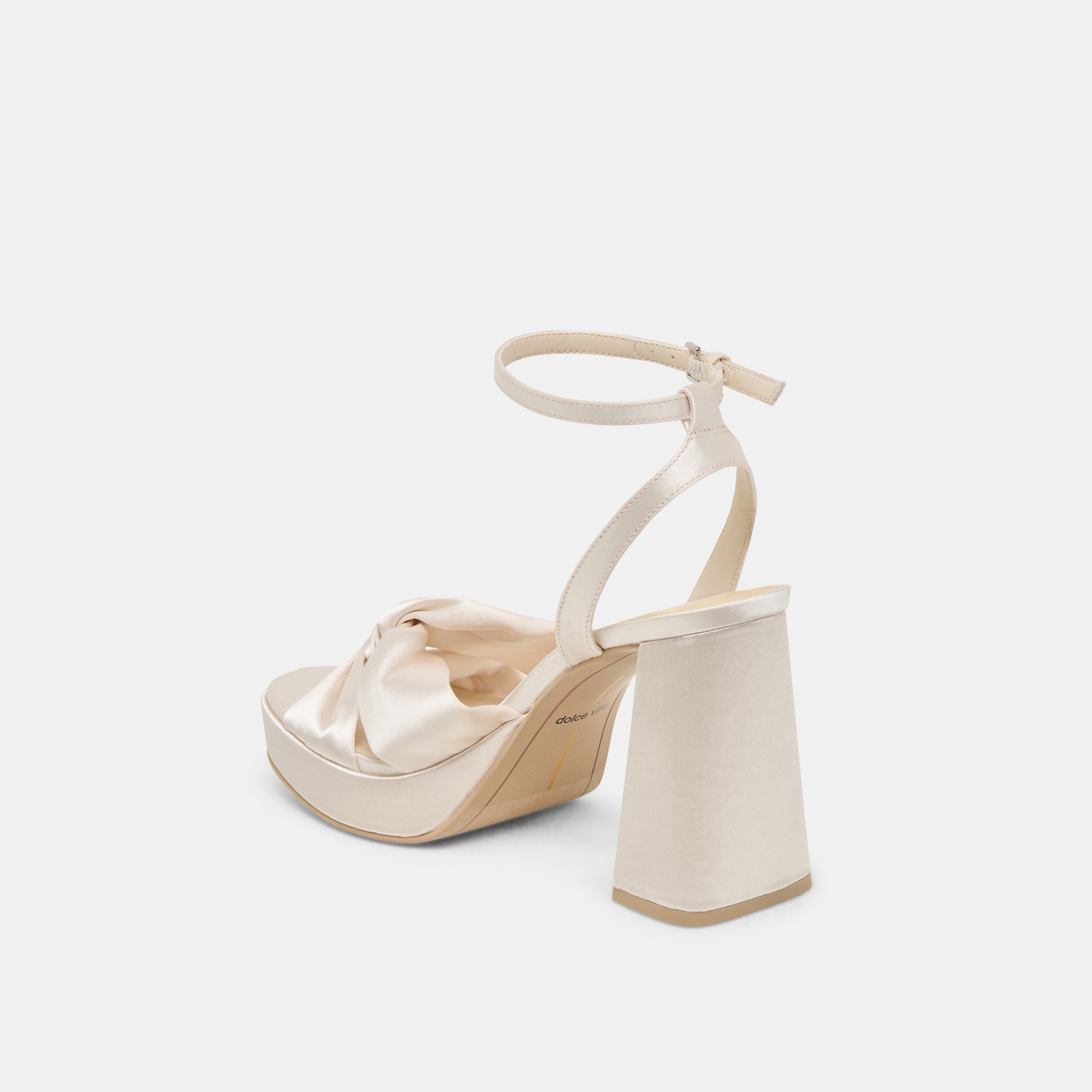 PARLO HEELS IVORY SATIN - Image 7