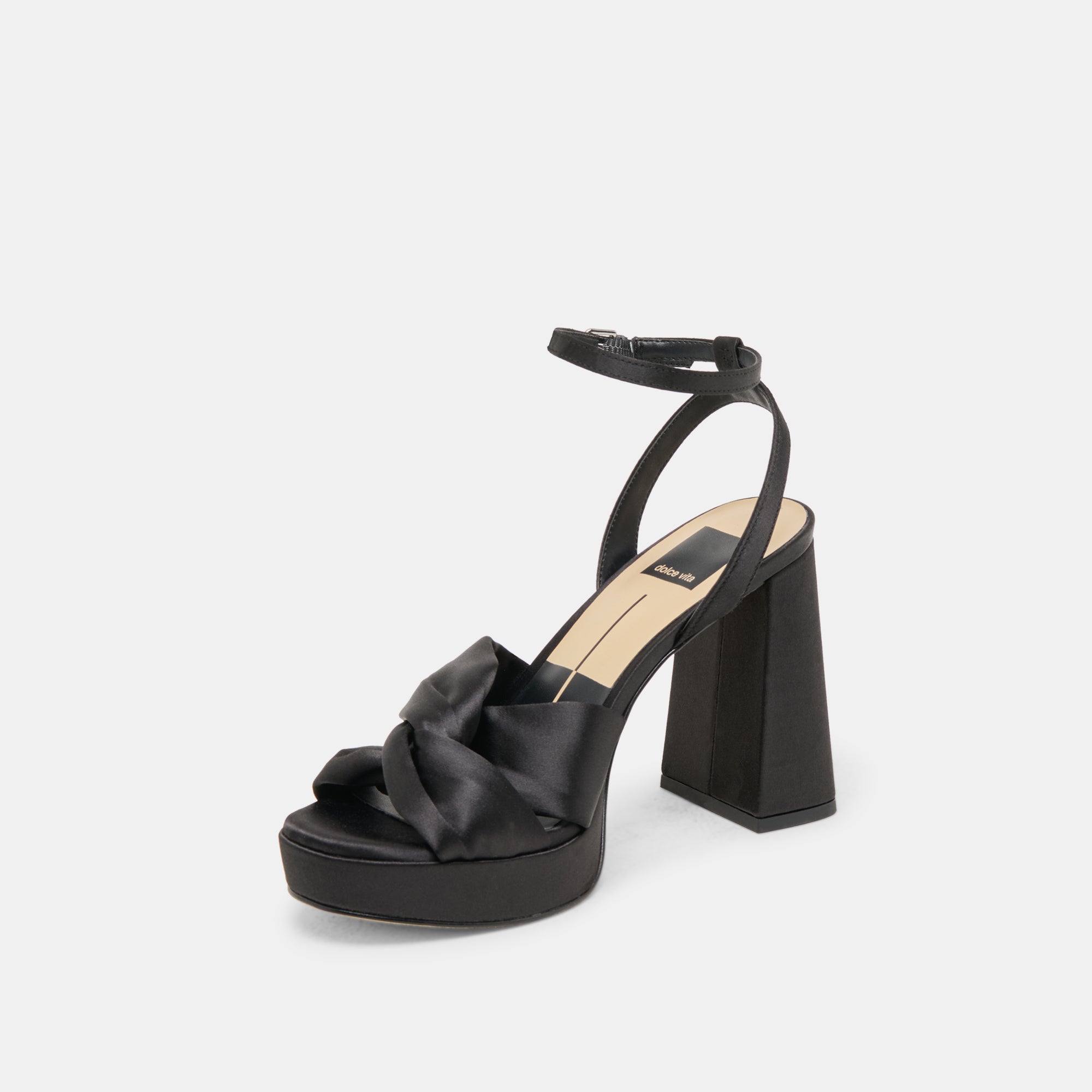 PARLO HEELS ONYX SATIN - Image 4