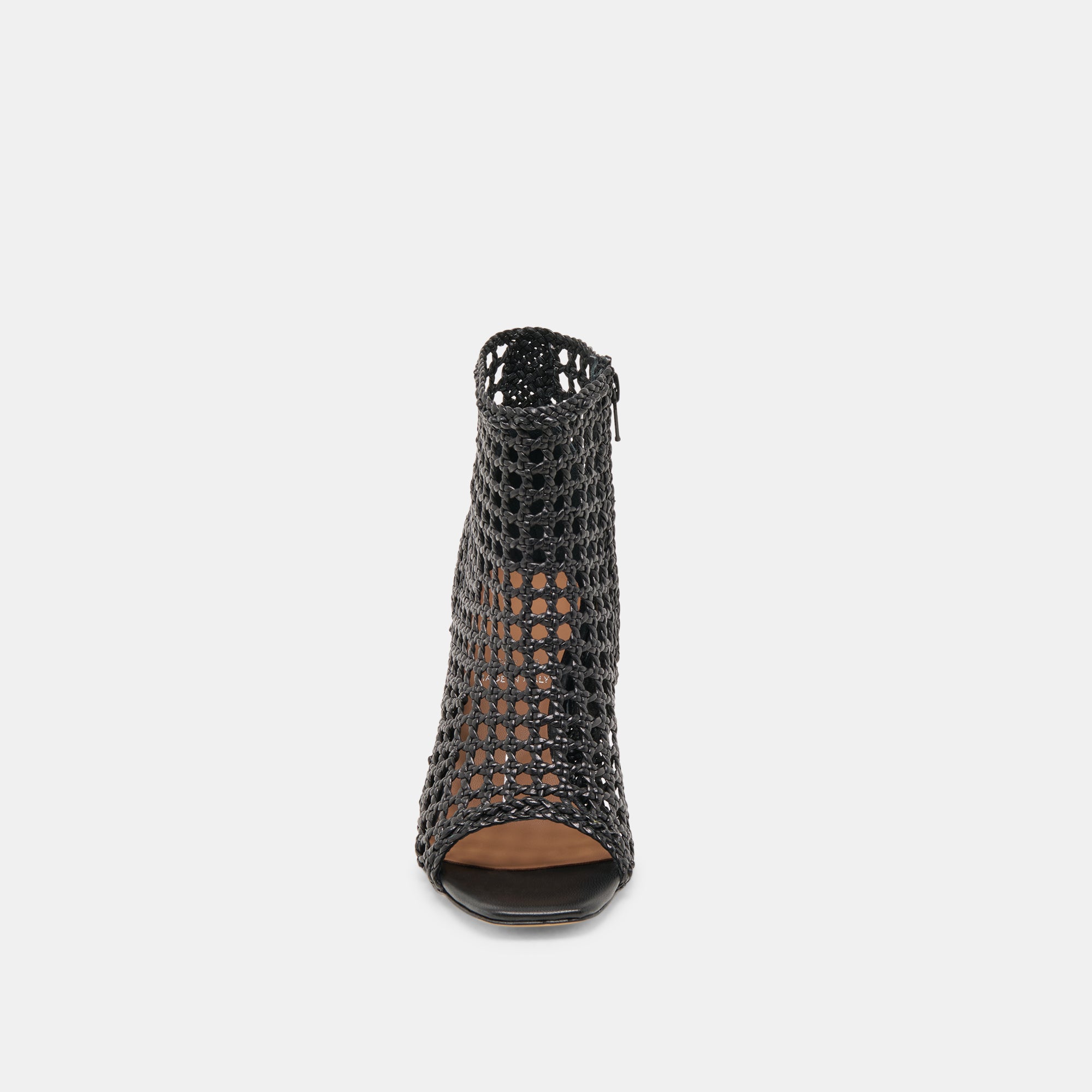 QUIN HEELS BLACK WOVEN LEATHER - Image 6