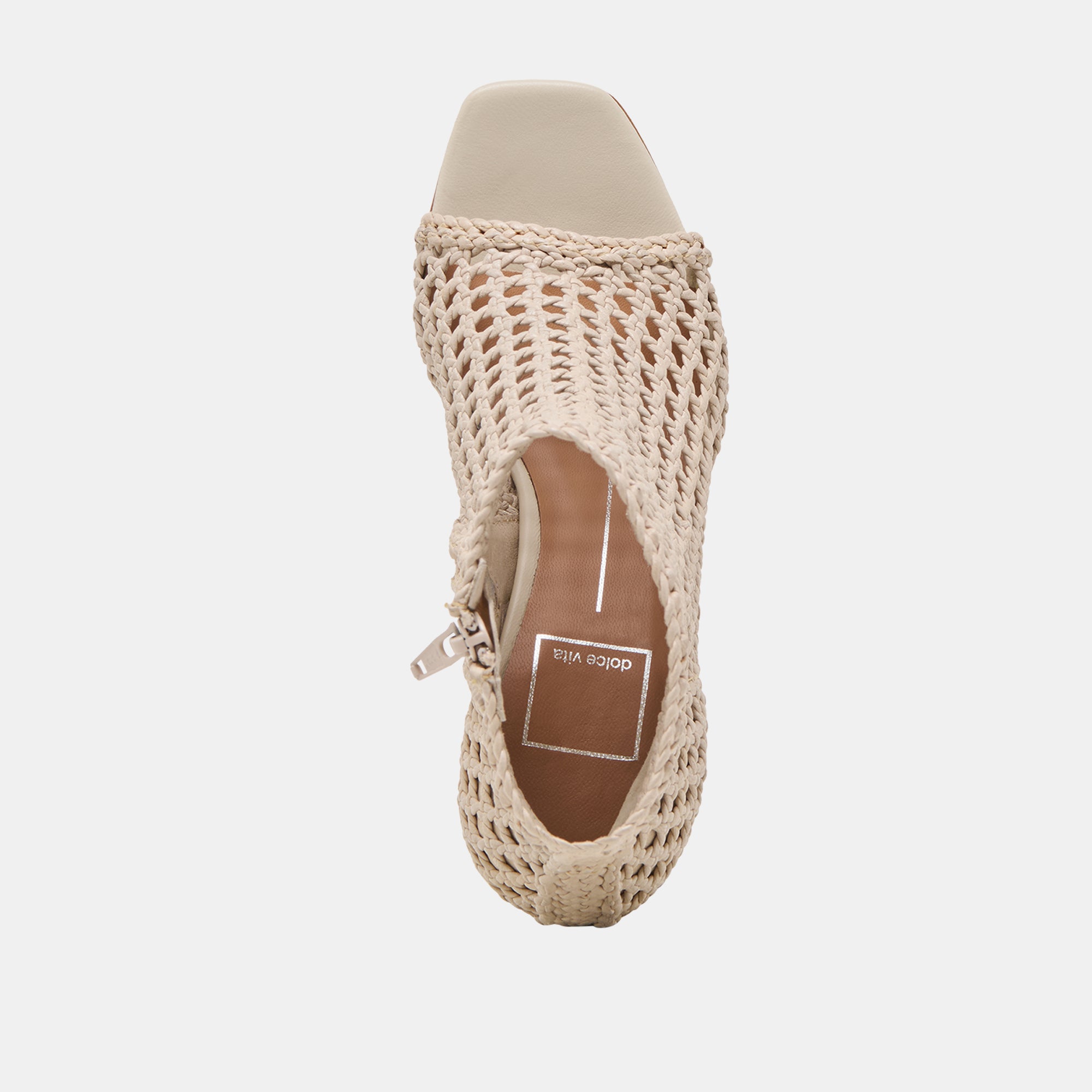QUIN HEELS BONE WOVEN LEATHER - Image 10