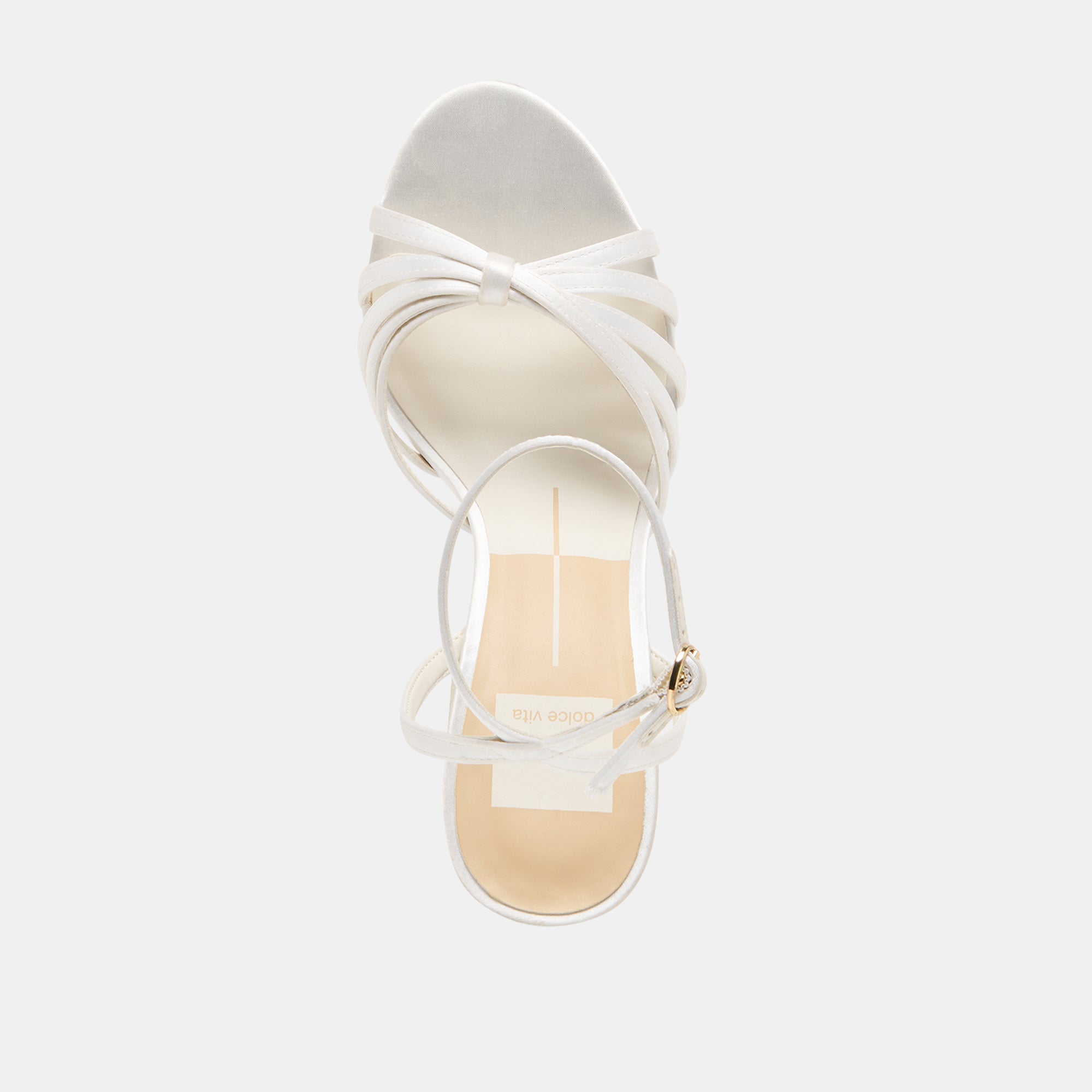 RONICA HEELS TRUE WHITE SATIN - Image 8