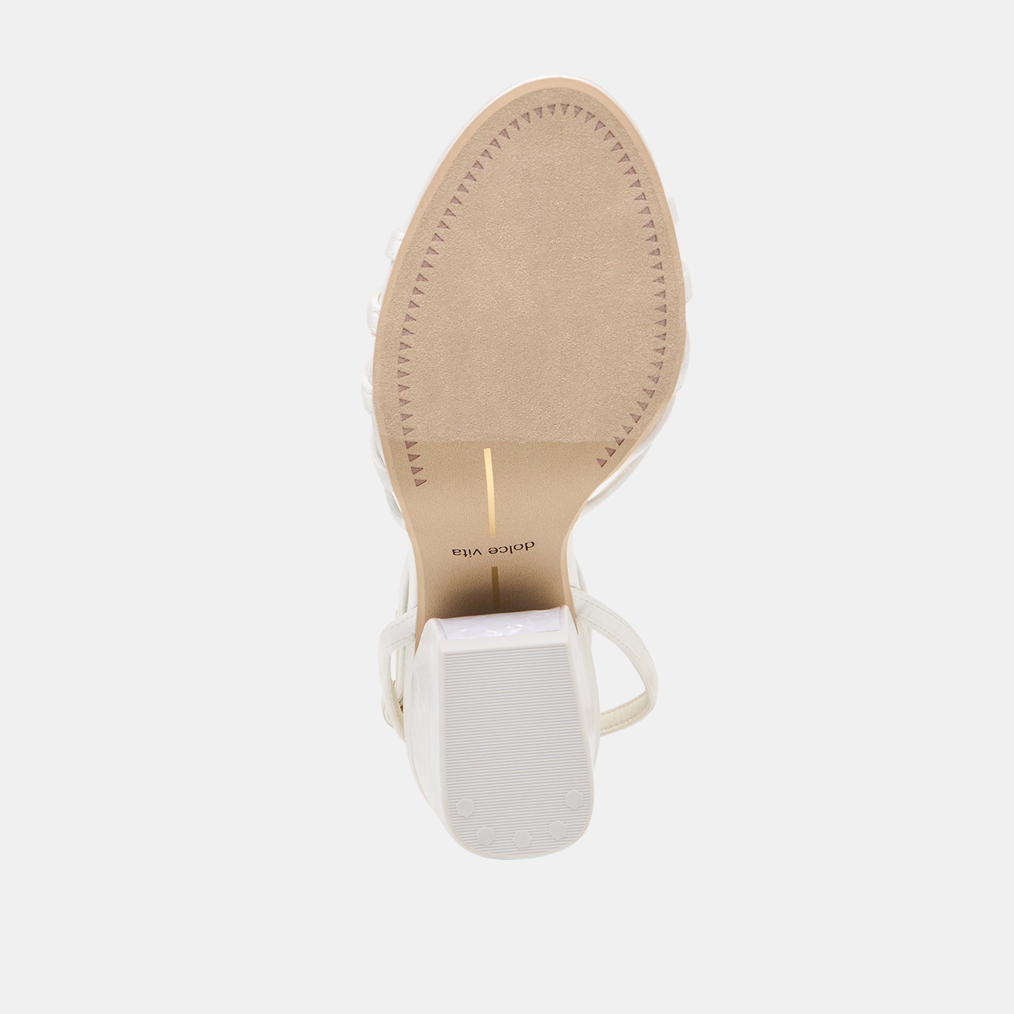 RONICA HEELS TRUE WHITE SATIN - Image 9