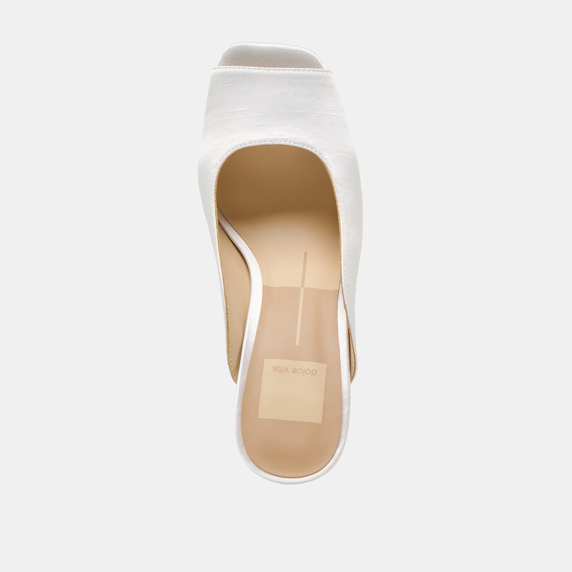 SABELA HEELS OFF WHITE SATIN - Image 9