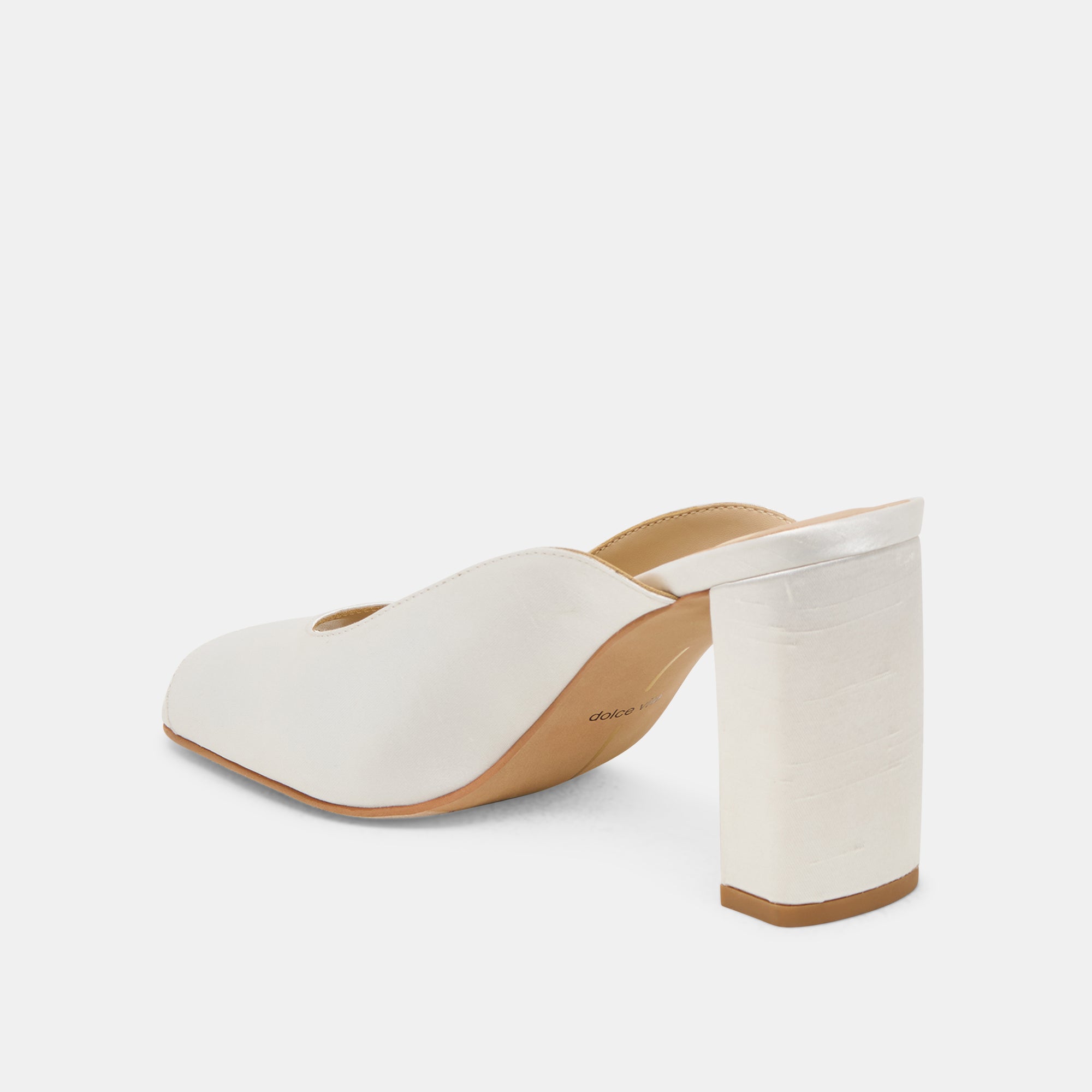 SABELA HEELS OFF WHITE SATIN - Image 6