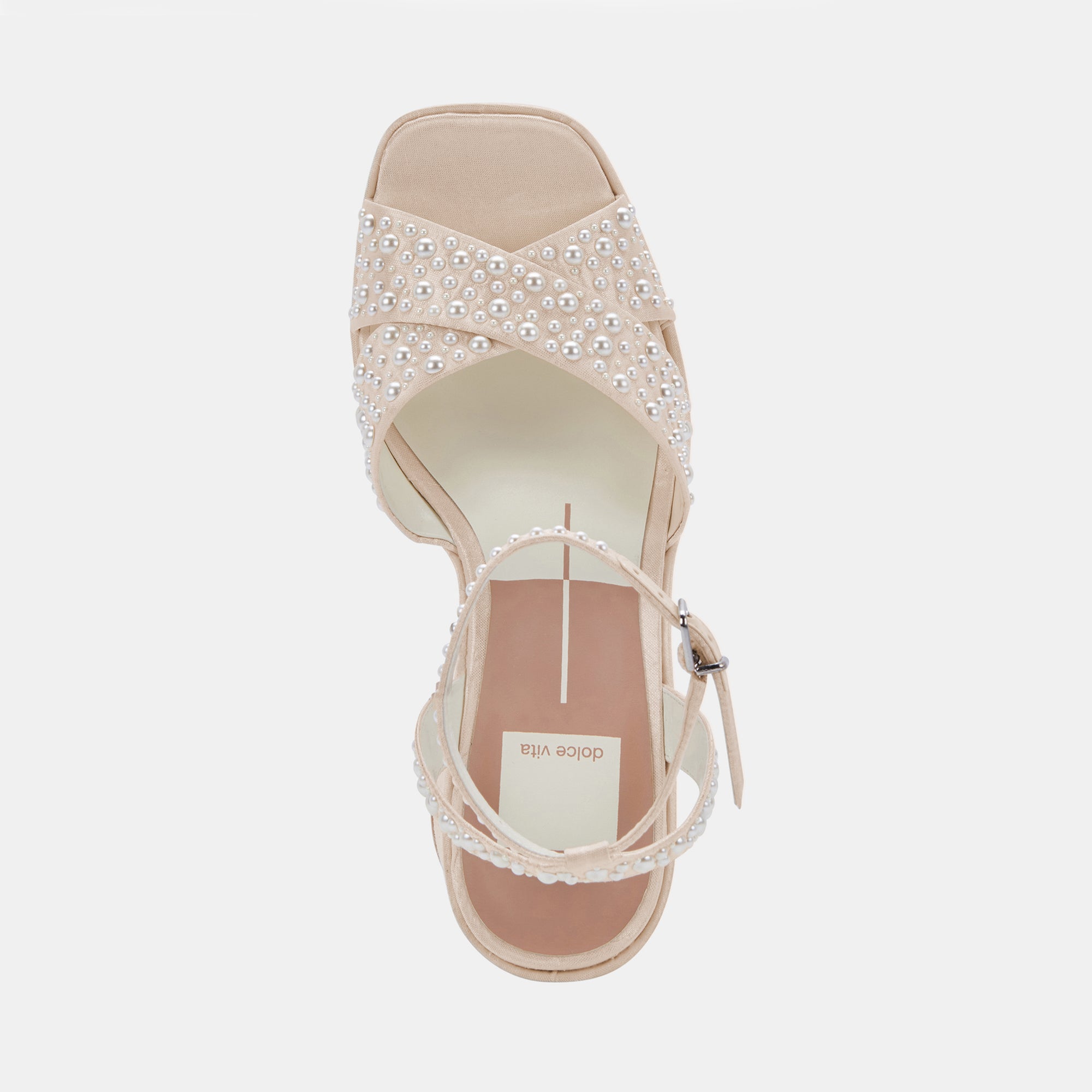 WESSI PEARL HEELS VANILLA PEARLS - Image 10