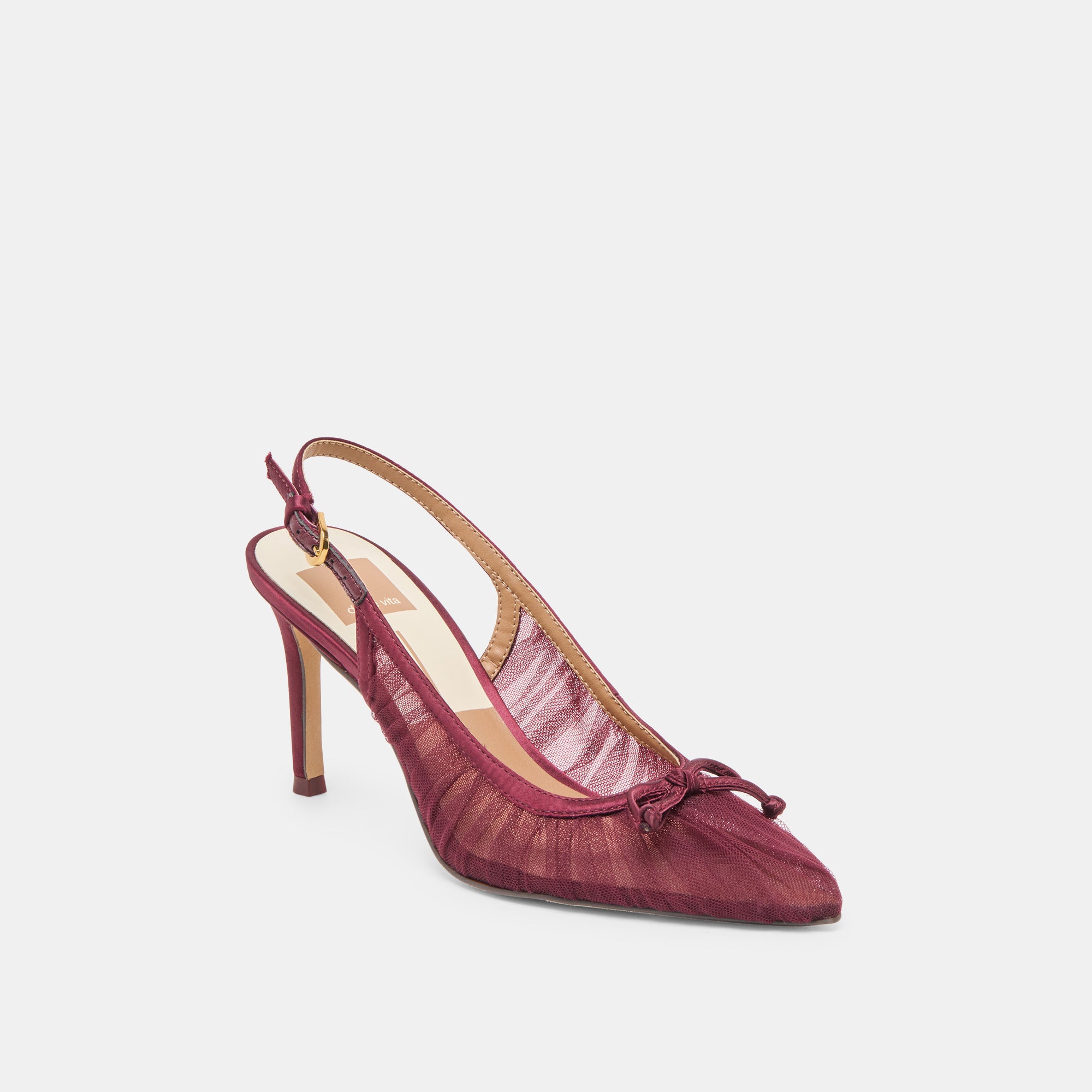 YELA HEELS CRANBERRY TULLE - Image 2