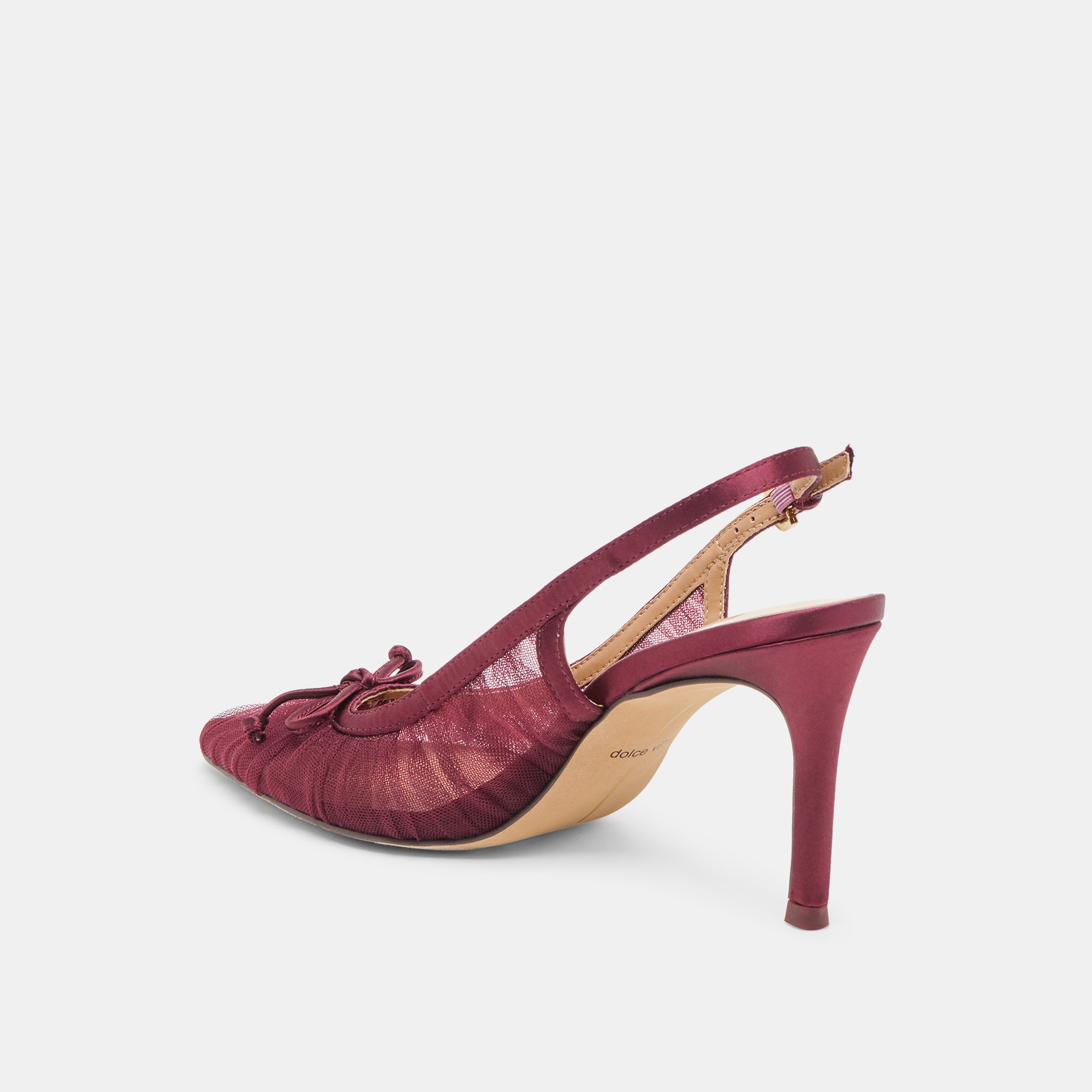 YELA HEELS CRANBERRY TULLE - Image 5