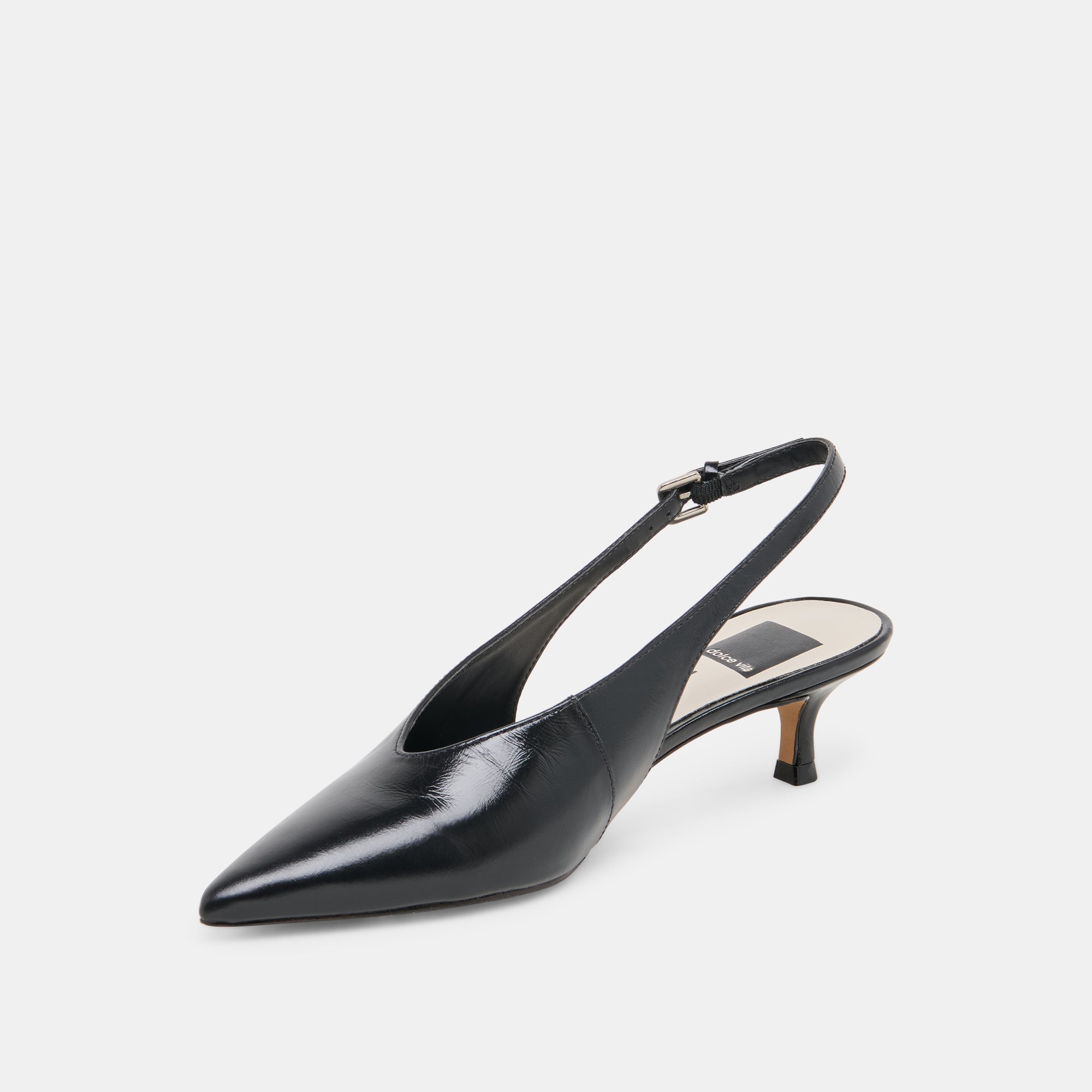 ALENNA HEELS MIDNIGHT CRINKLE PATENT - Image 6