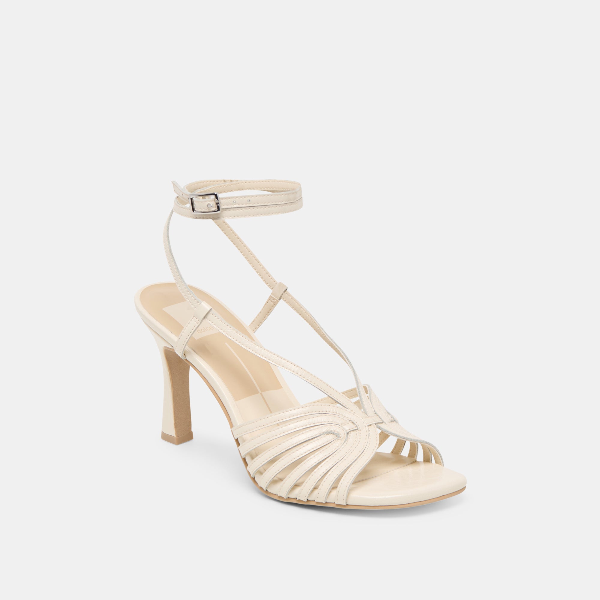 NIVANA HEELS OFF WHITE CRINKLE PATENT - Image 2
