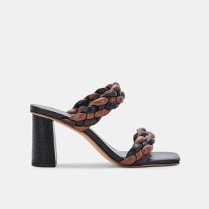 PAILY HEELS BLACK ESPRESSO STELLA - re:vita