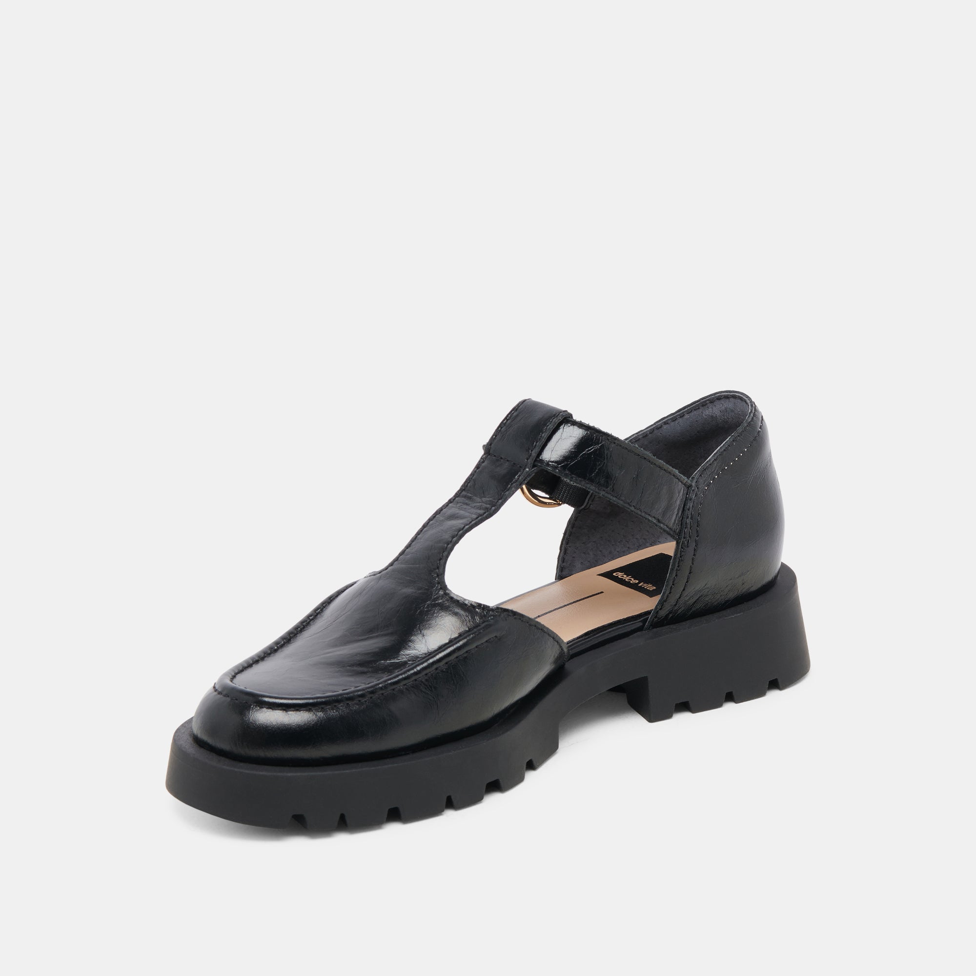 EMILIO FLATS MIDNIGHT CRINKLE PATENT LEATHER - Image 7