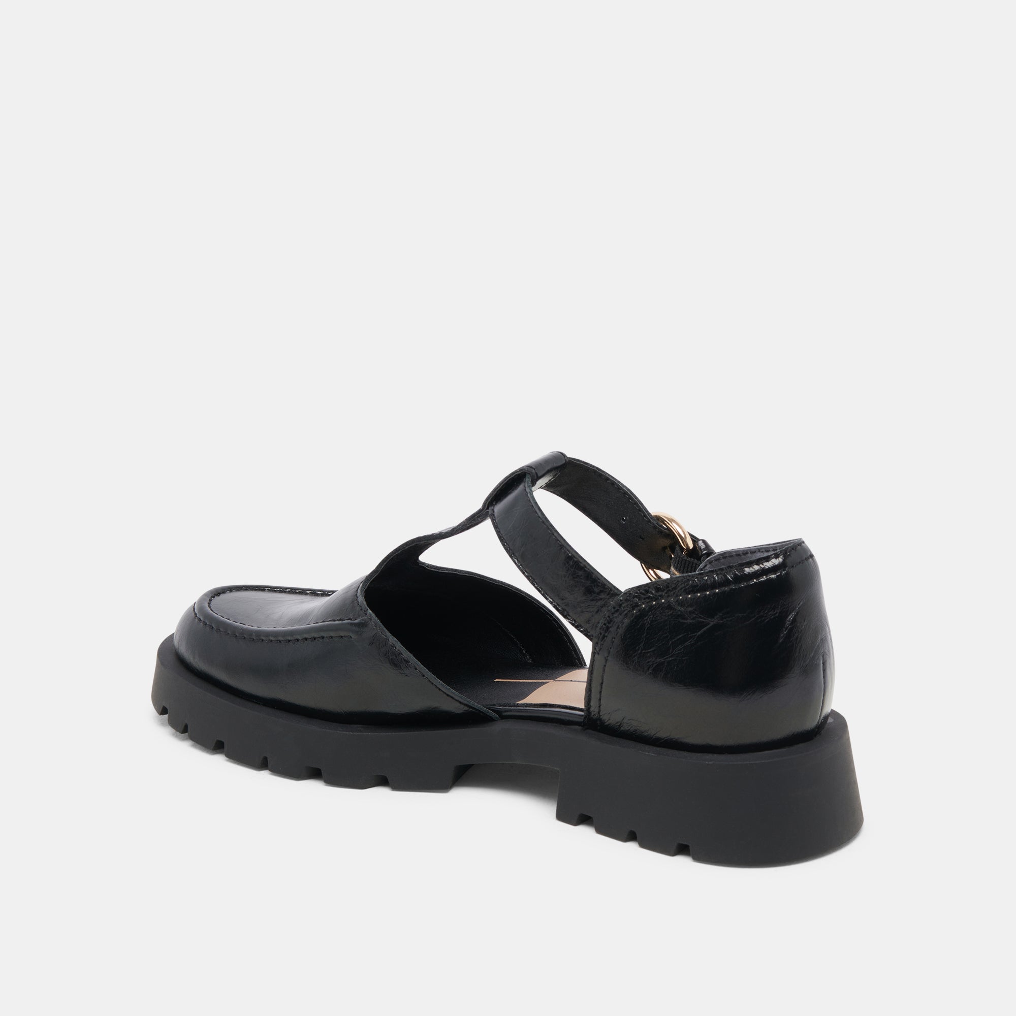 EMILIO FLATS MIDNIGHT CRINKLE PATENT LEATHER - Image 9