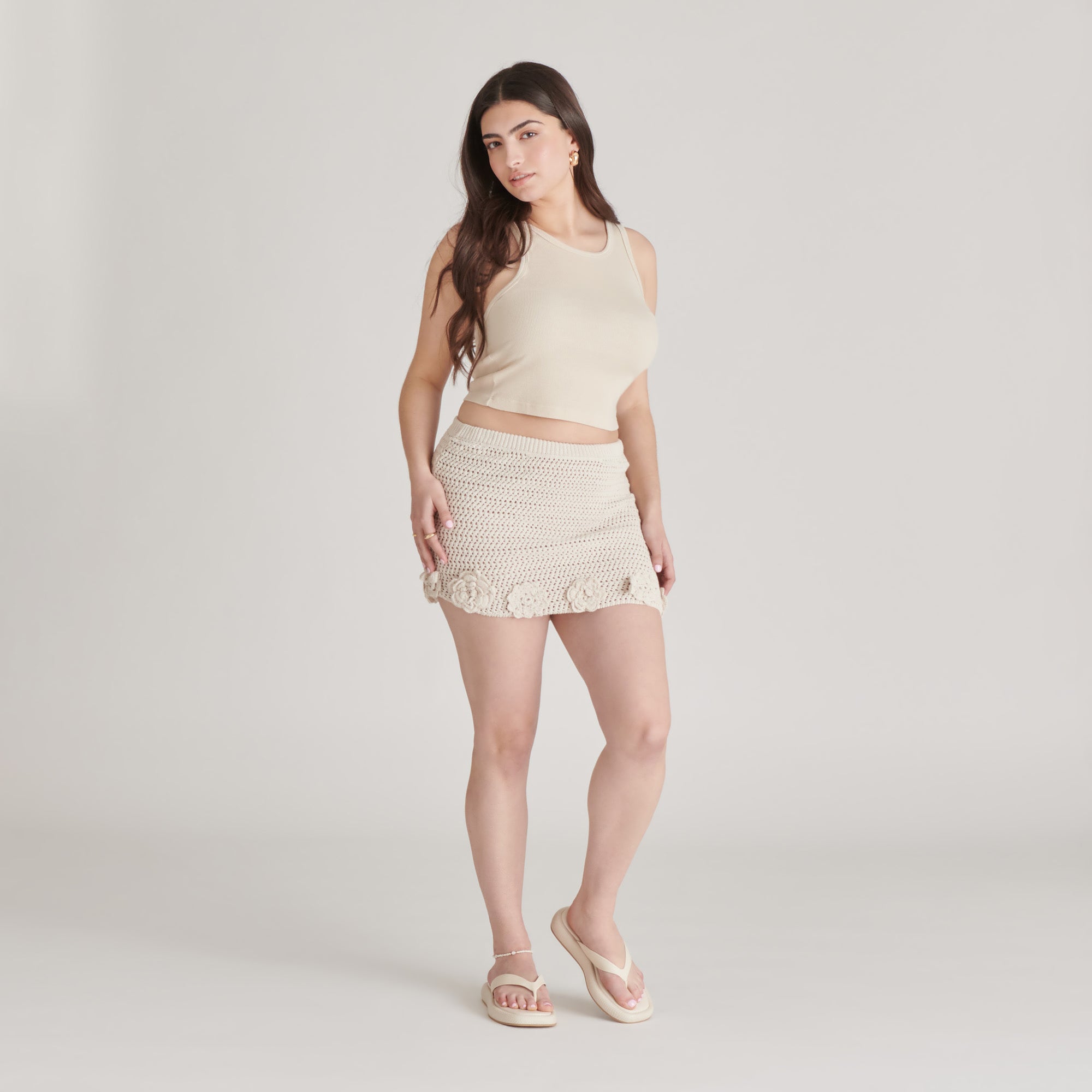 ADIN SANDALS IVORY LEATHER - Image 2