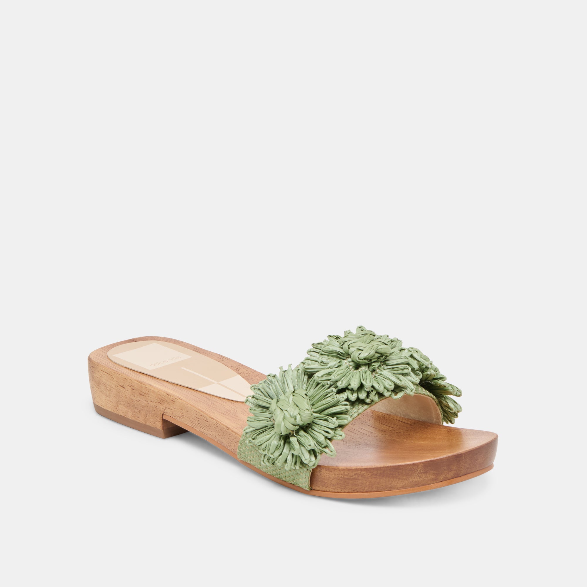 ARIENA SANDALS JADE FLORAL RAFFIA - Image 2