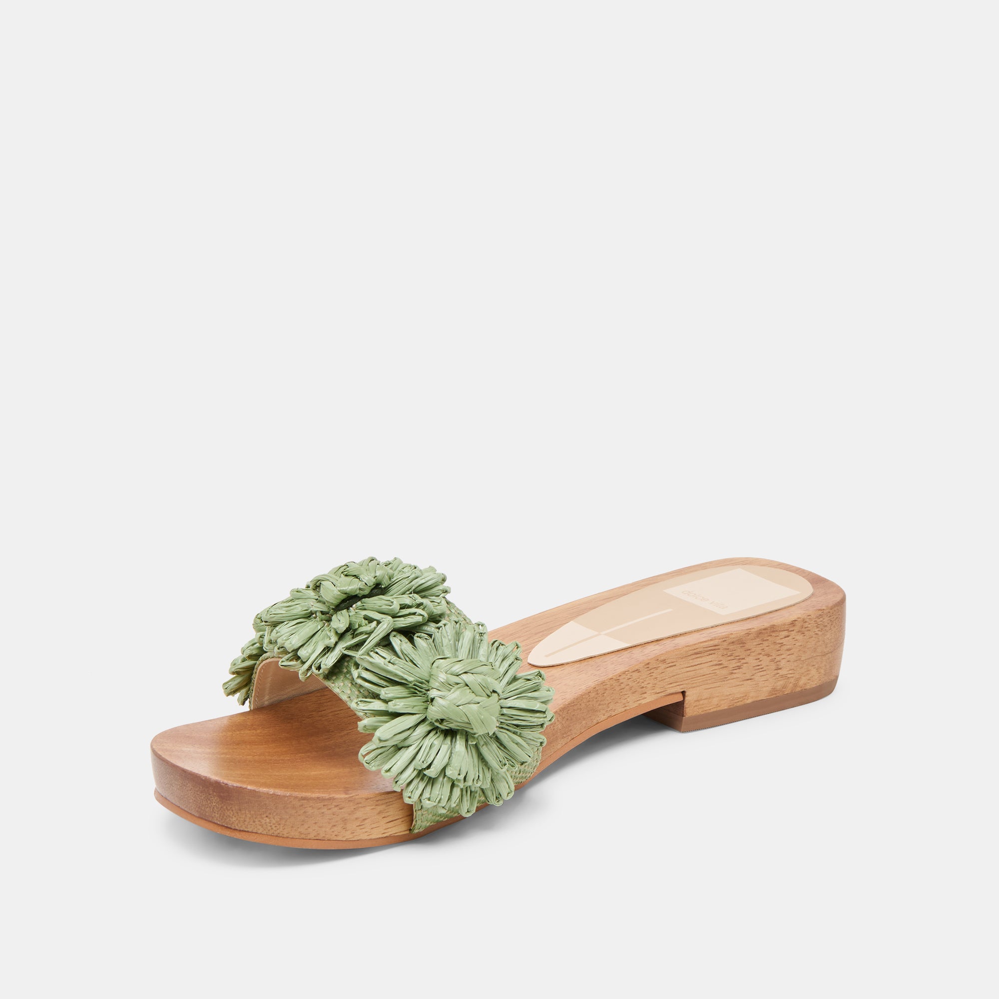 ARIENA SANDALS JADE FLORAL RAFFIA - Image 4