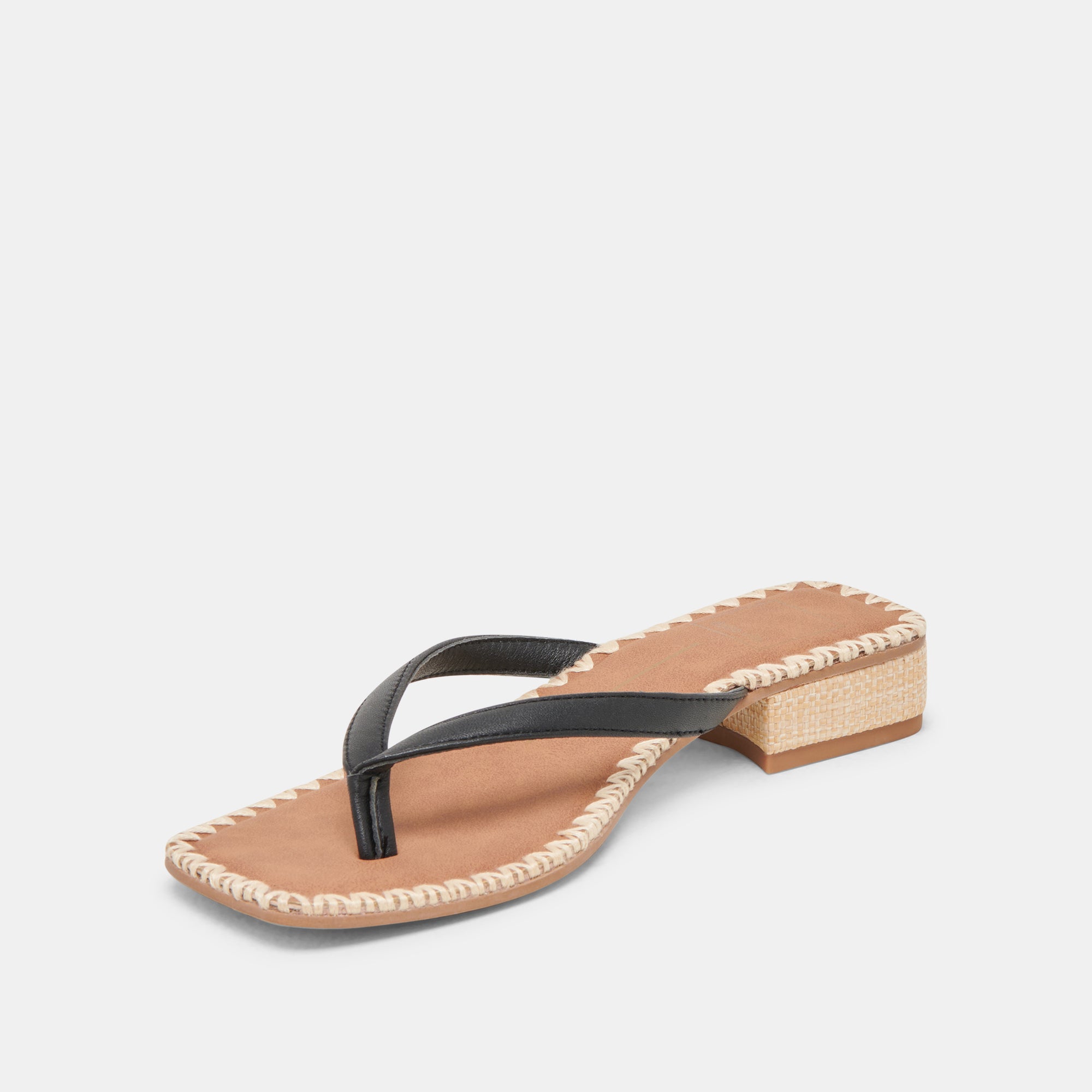 BARTY SANDALS BLACK LEATHER - Image 5
