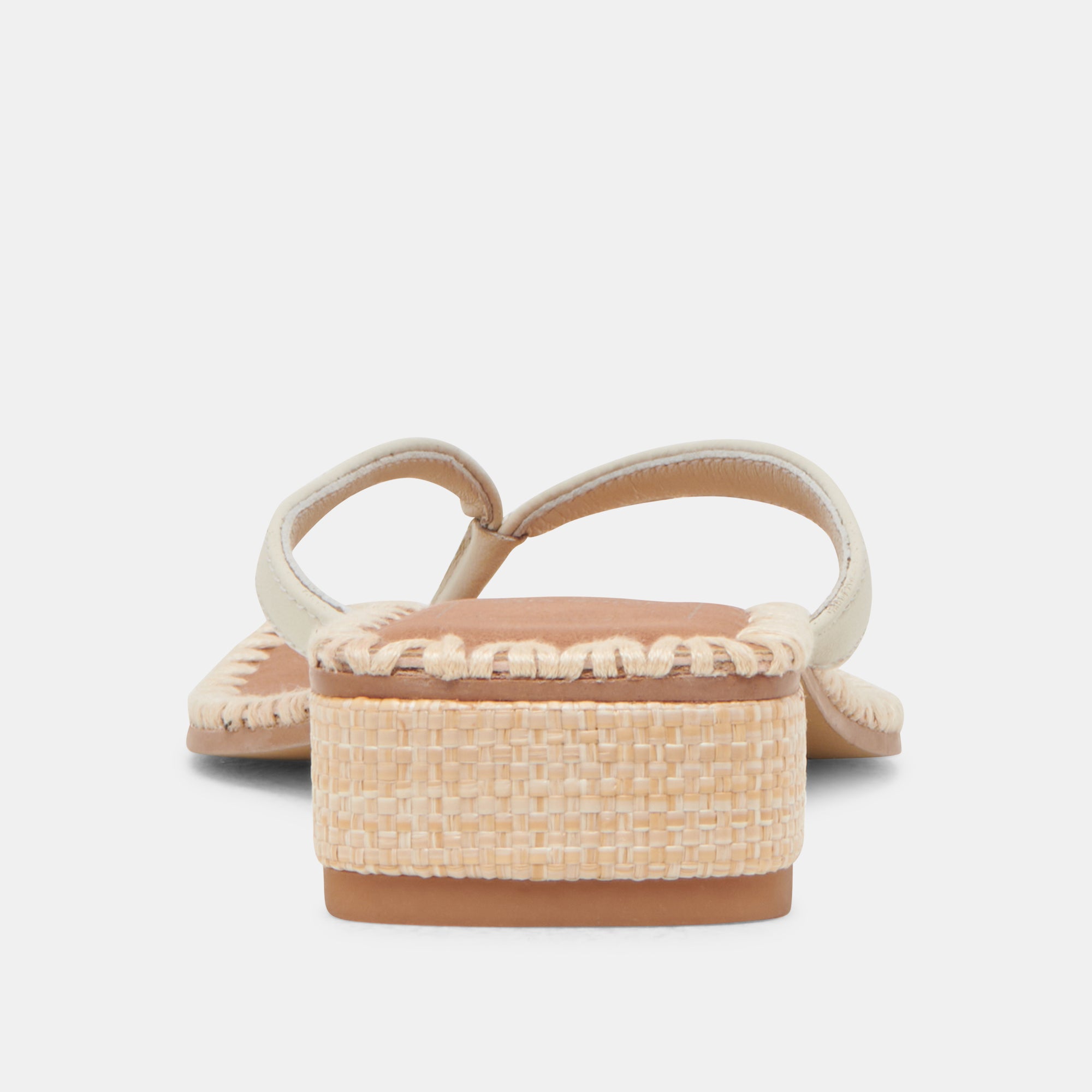 BARTY SANDALS WHITE LEATHER - Image 8