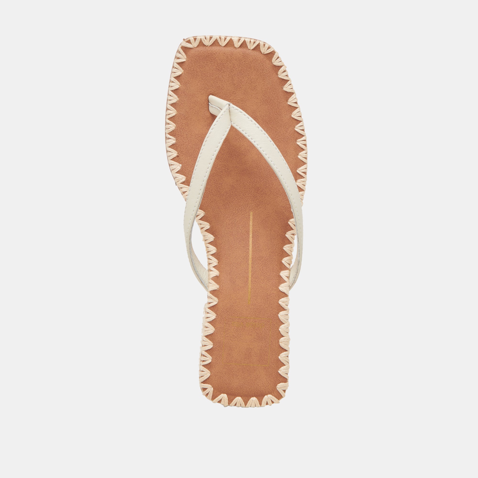 BARTY SANDALS WHITE LEATHER - Image 9