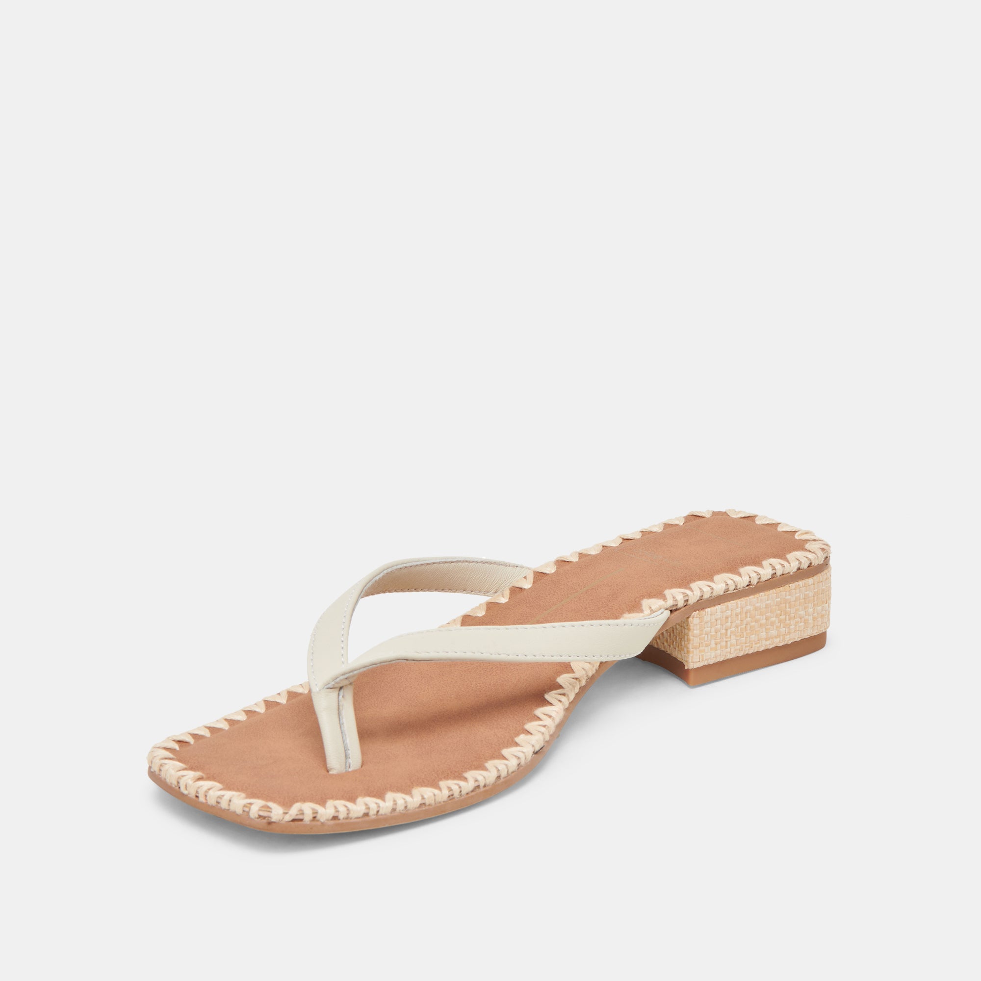 BARTY SANDALS WHITE LEATHER - Image 5