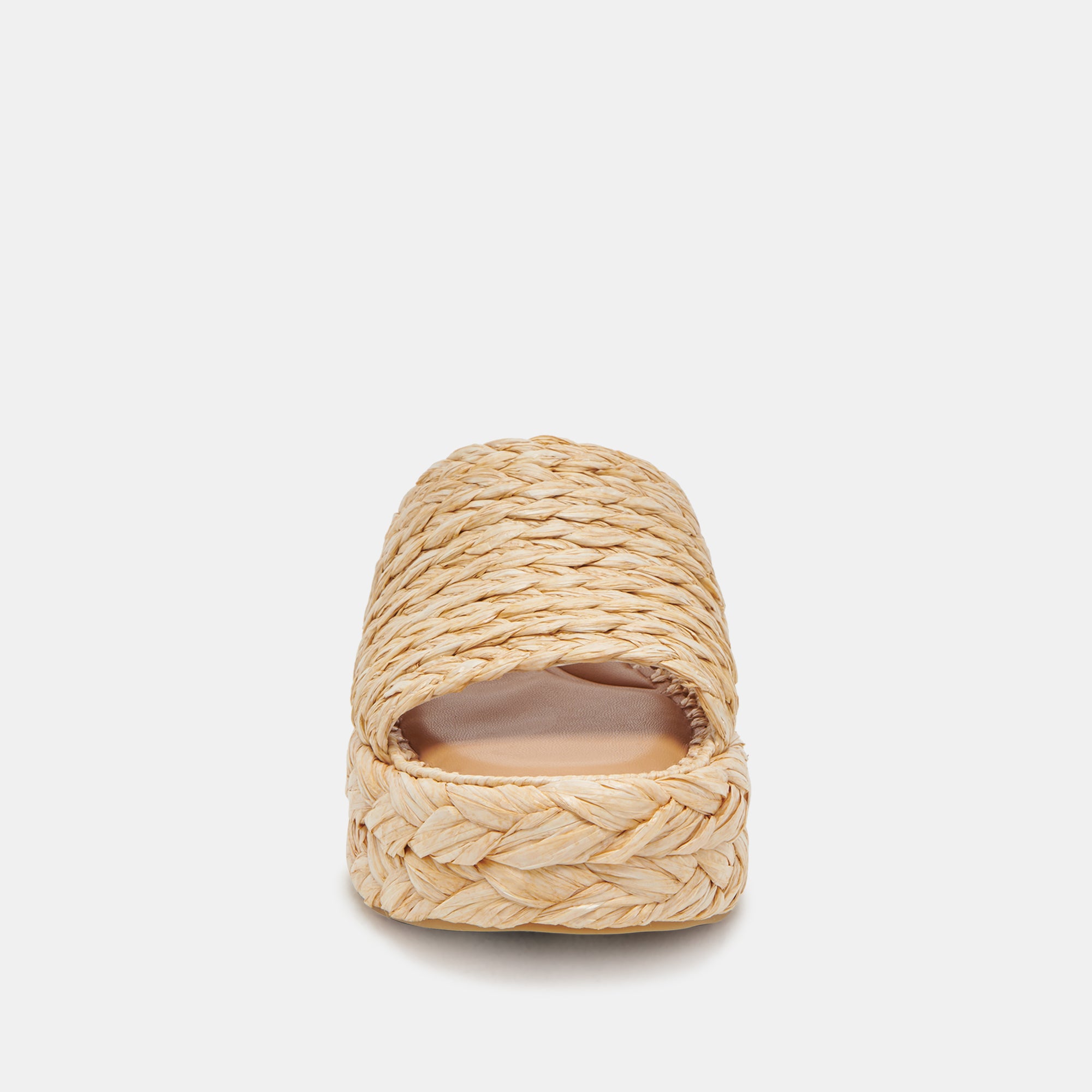 CHAVI WIDE SANDALS LT NATURAL RAFFIA - Image 6