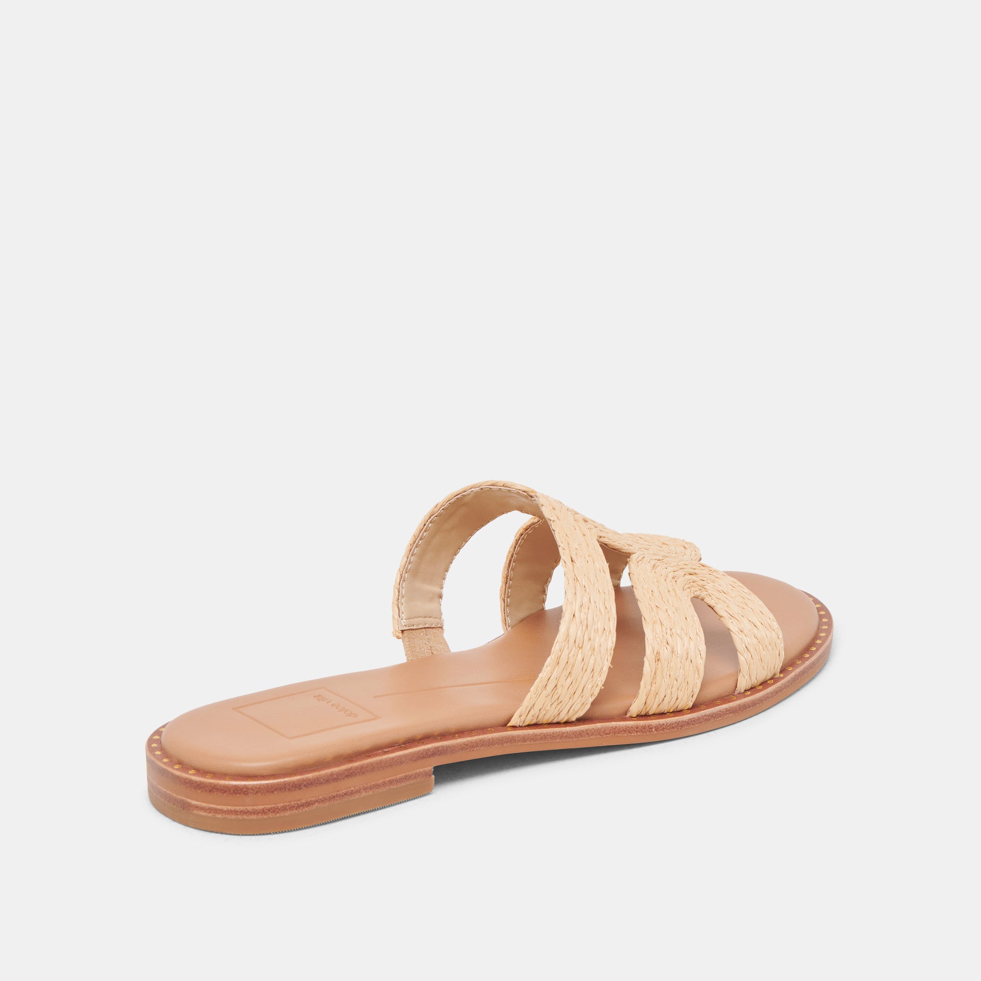 EMON WIDE SANDALS LT NATURAL RAFFIA - Image 3