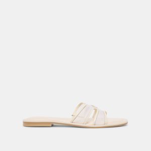 FLORI SANDALS OFF WHITE MESH