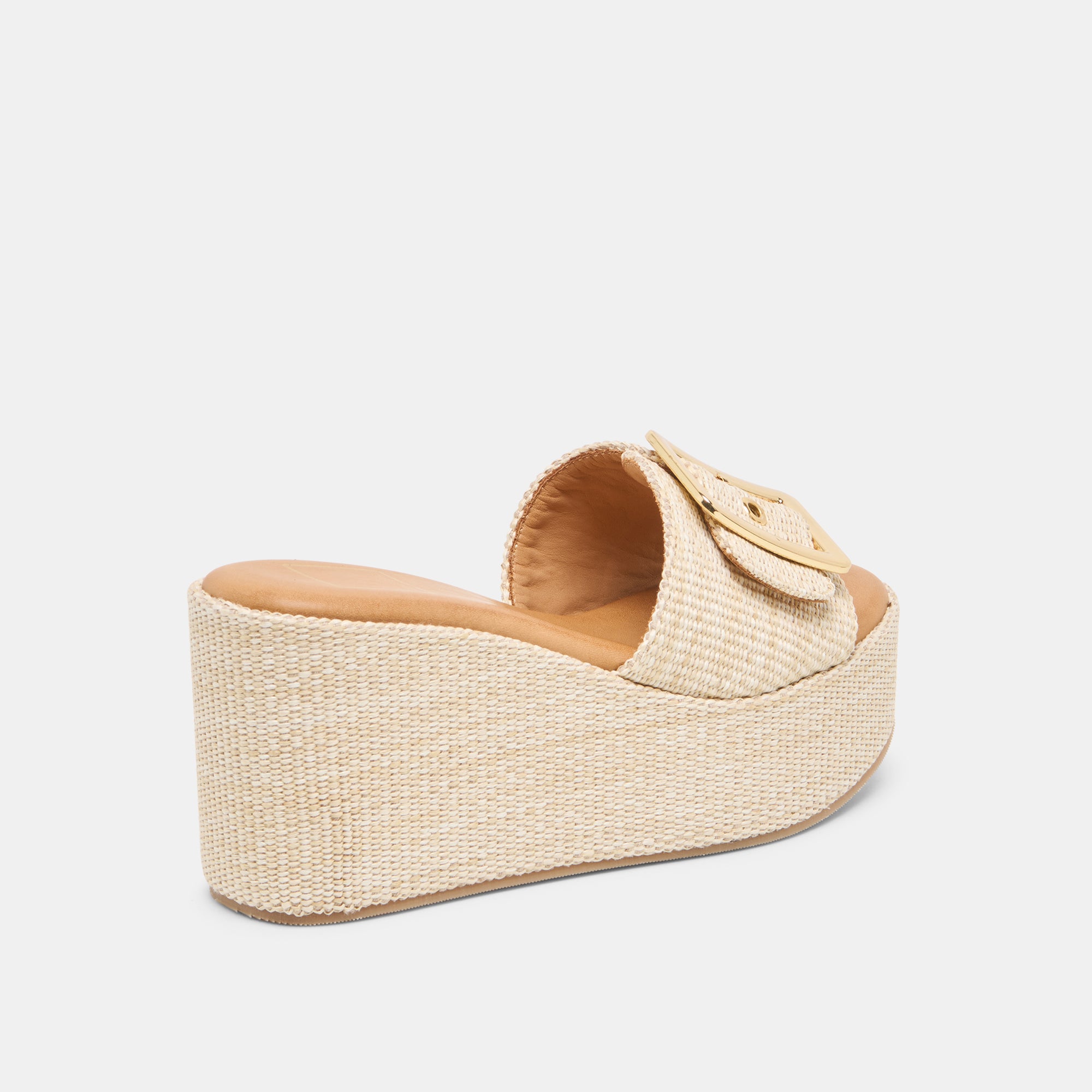 JILIAN WEDGES LT NATURAL RAFFIA - Image 3