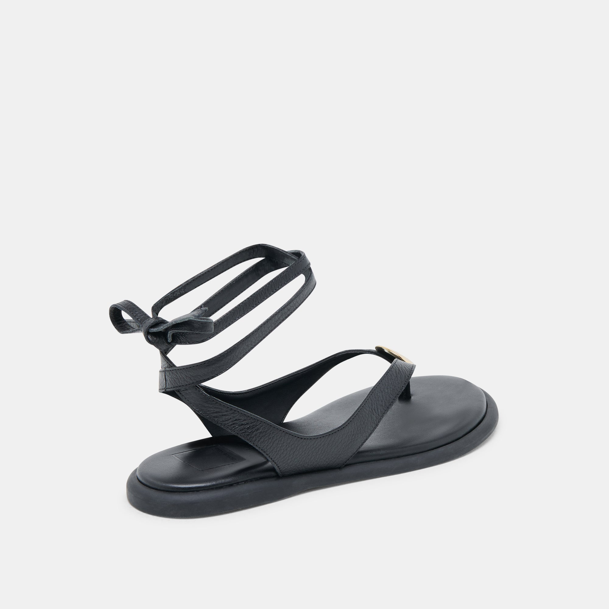 JUDY SANDALS BLACK LEATHER - Image 5