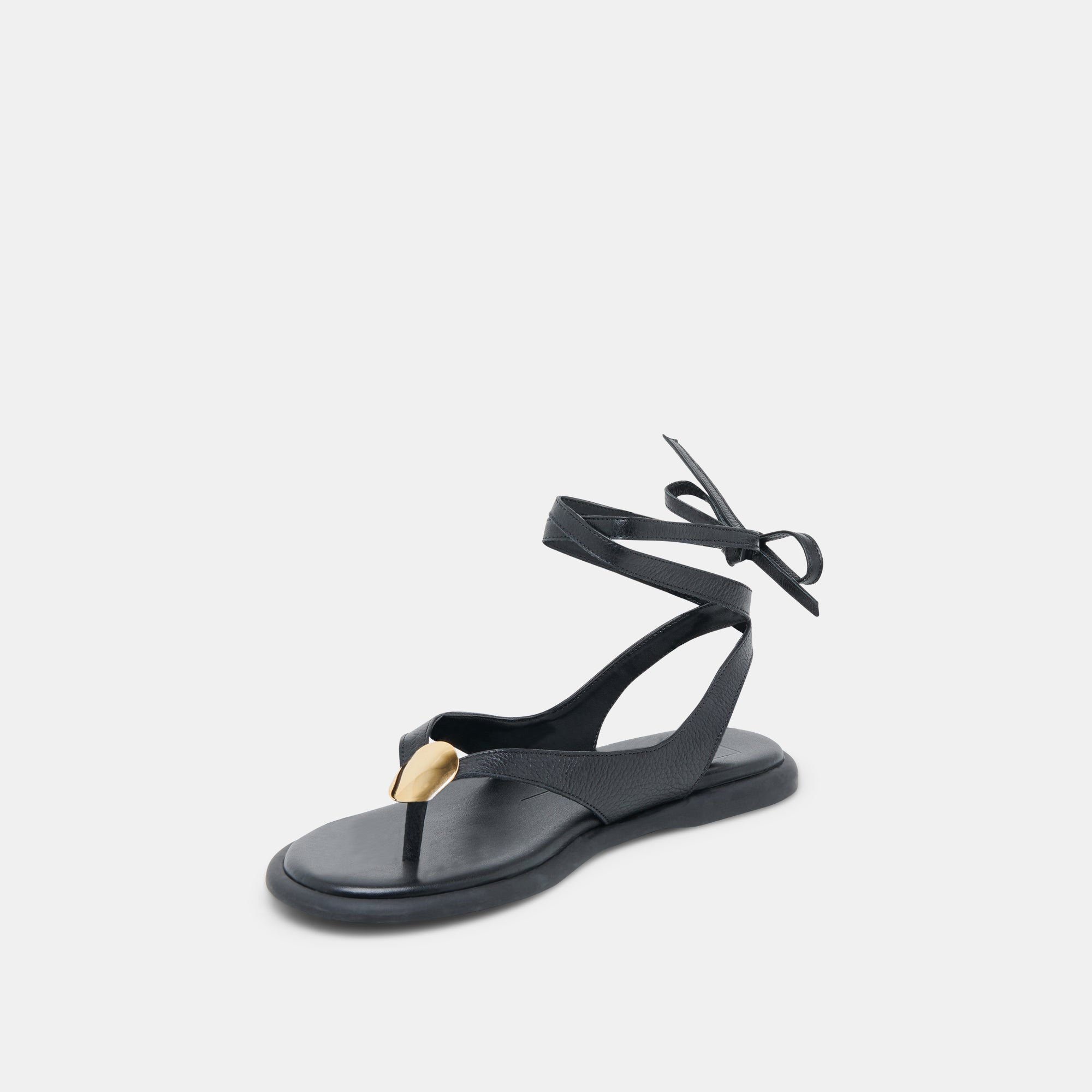JUDY SANDALS BLACK LEATHER - Image 8