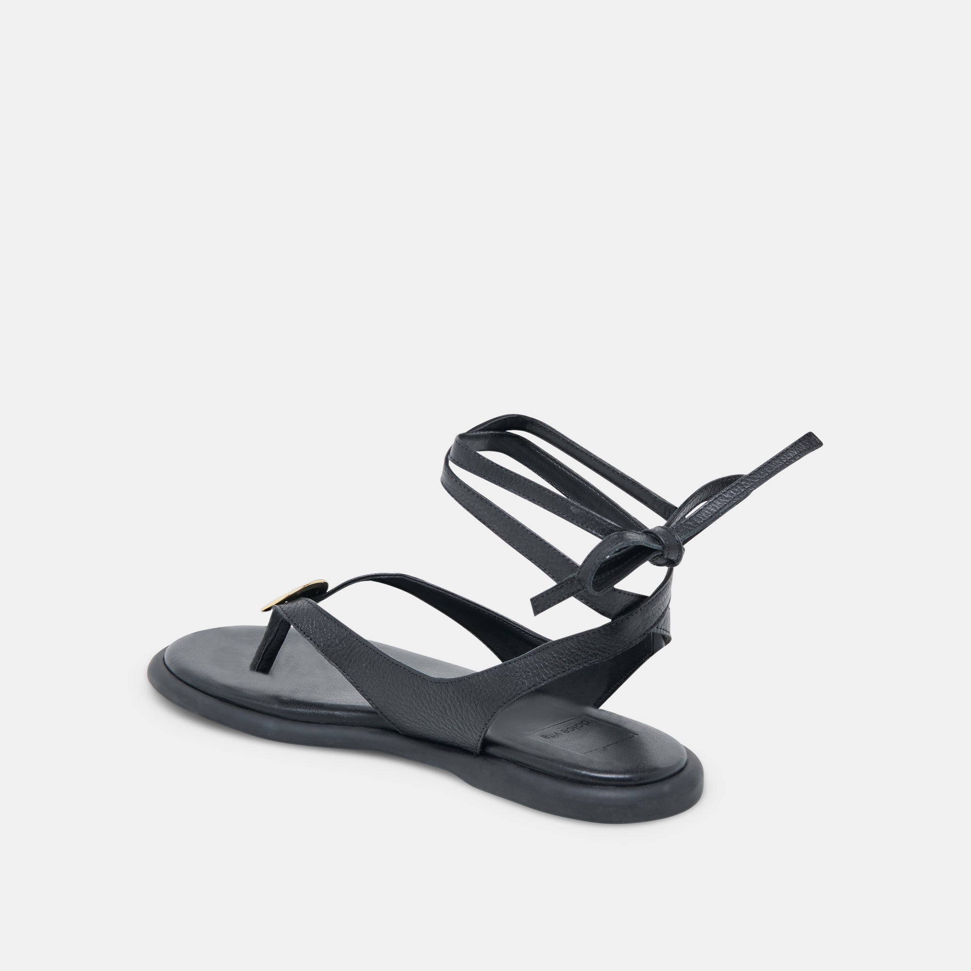JUDY SANDALS BLACK LEATHER - Image 9