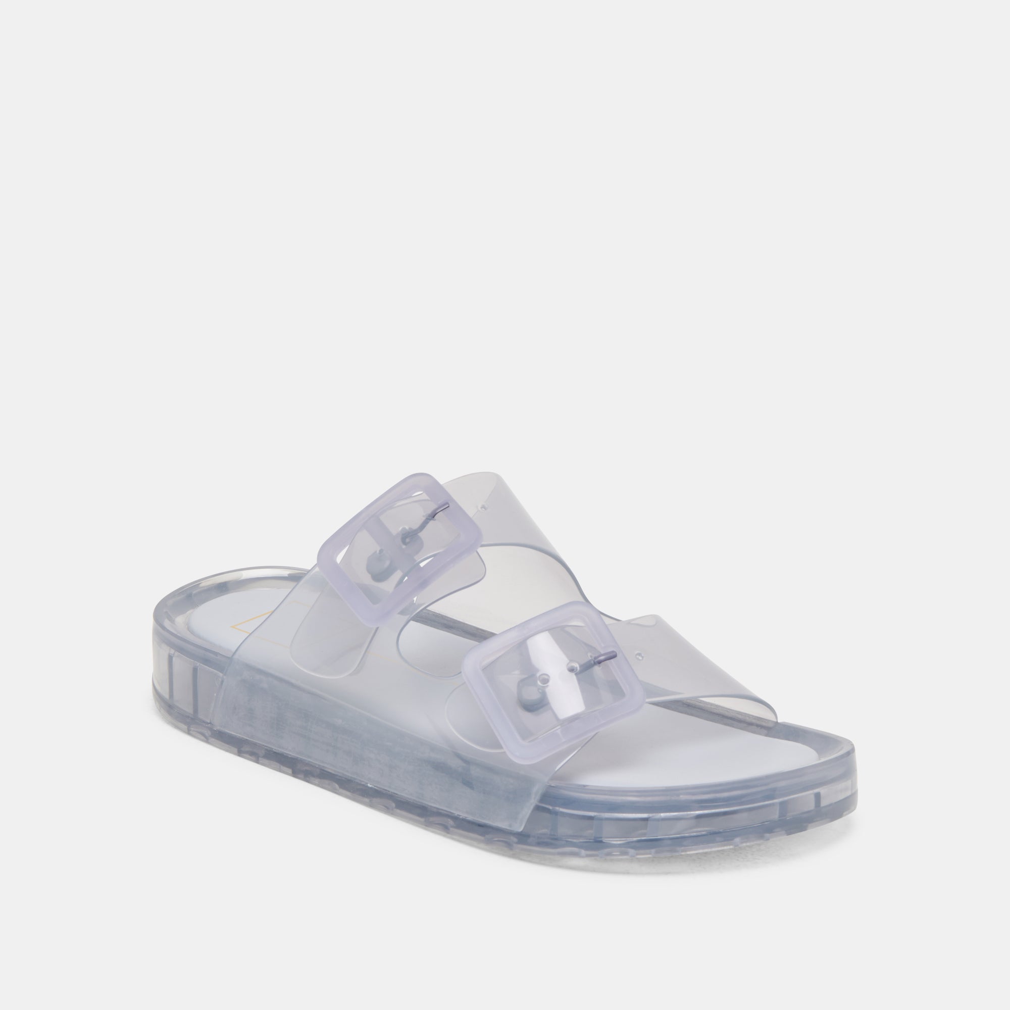 JULIO SANDALS DUSTY BLUE VINYL - Image 2