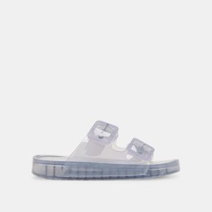 JULIO SANDALS DUSTY BLUE VINYL