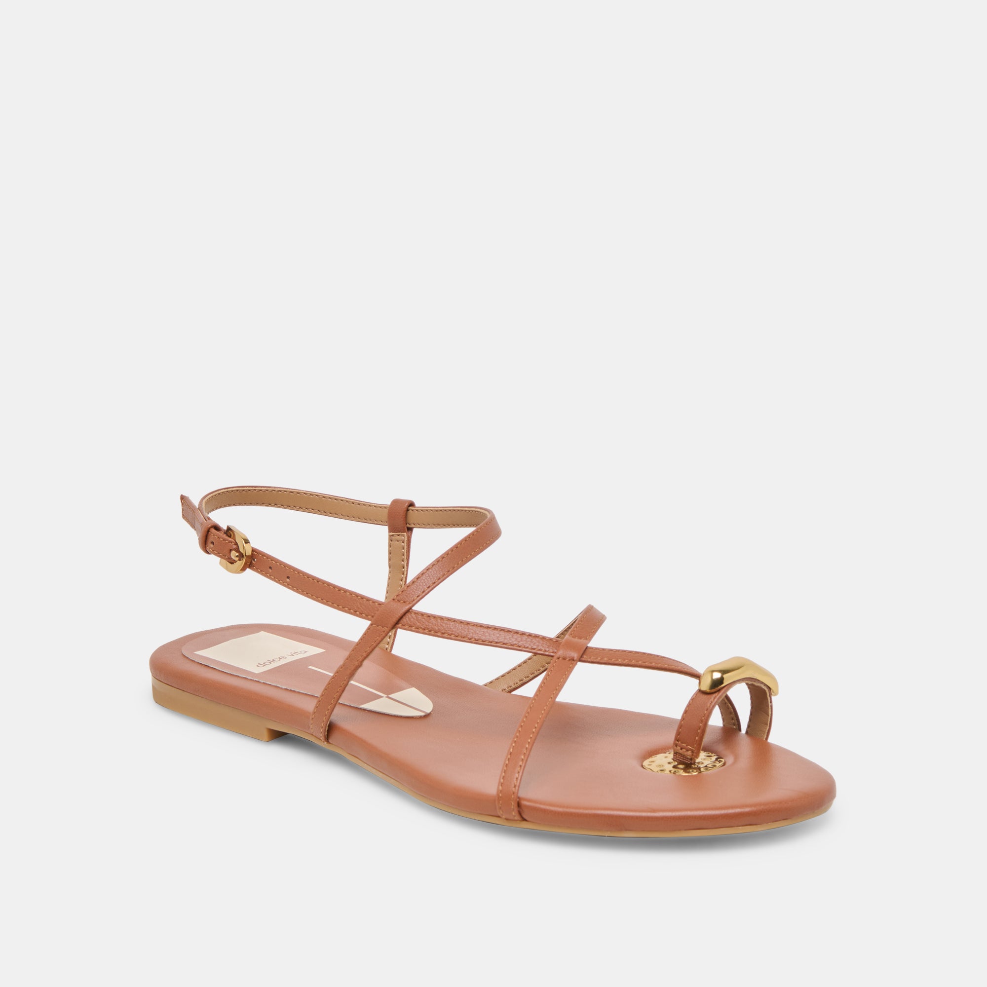KESHA SANDALS COGNAC LEATHER - Image 2