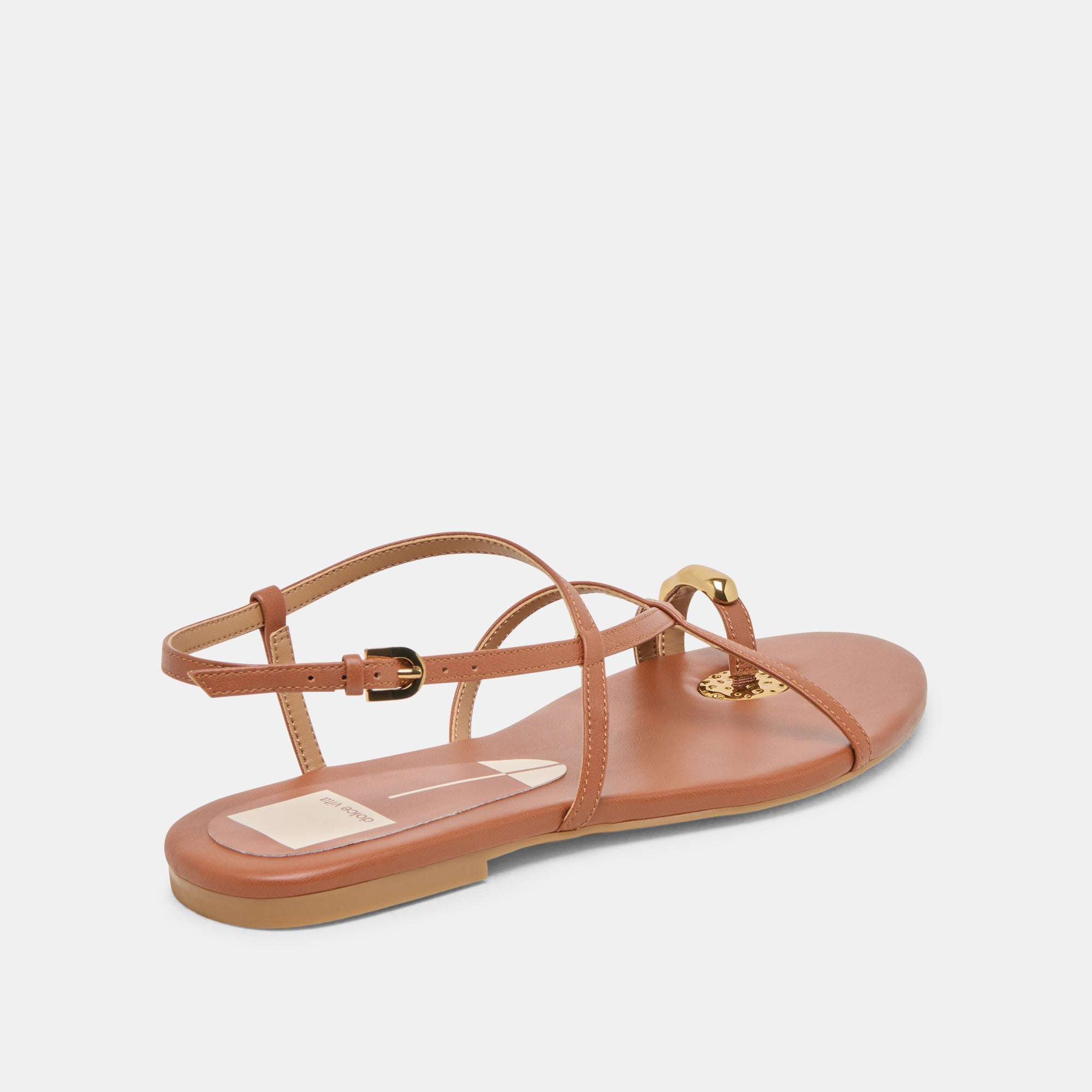 KESHA SANDALS COGNAC LEATHER - Image 3