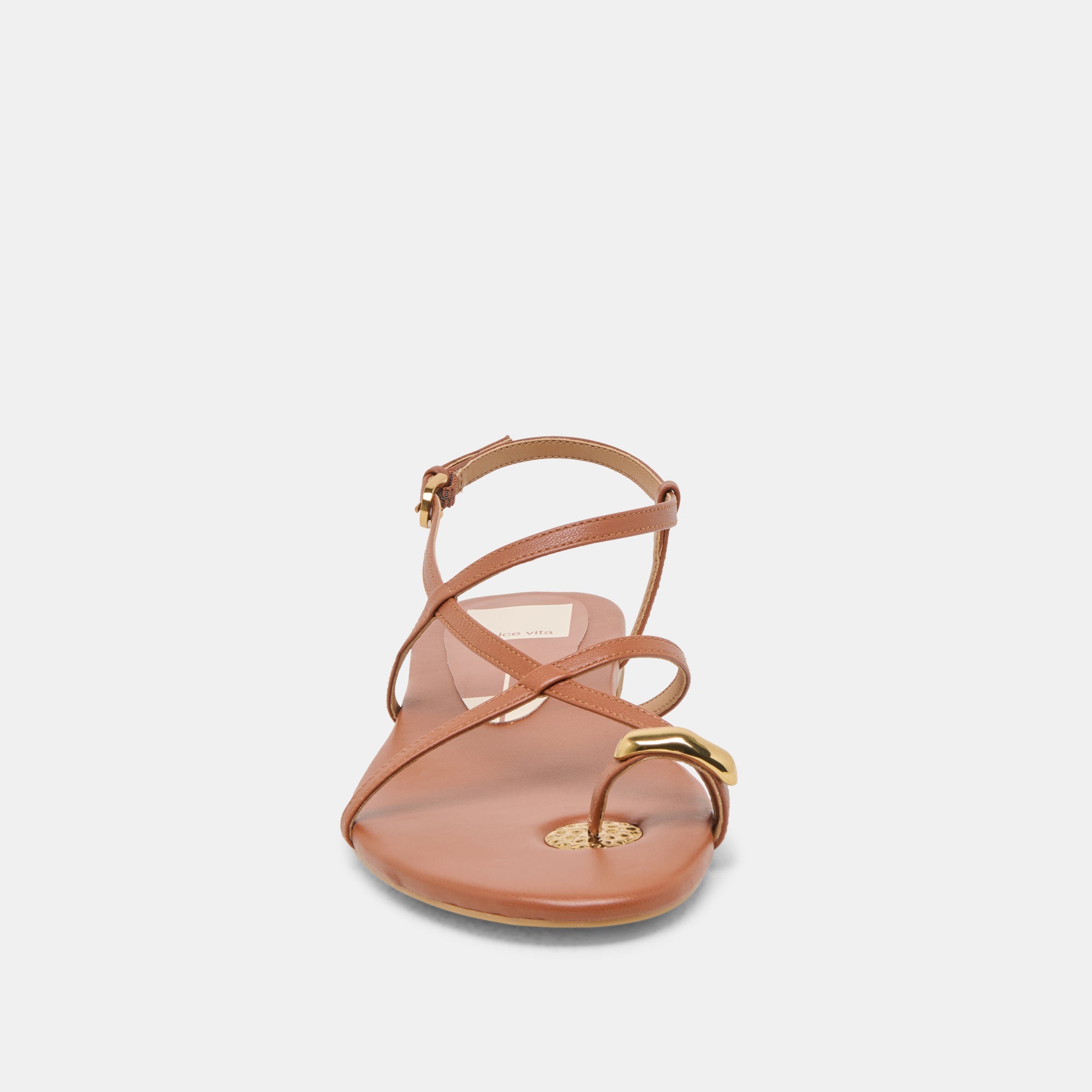KESHA SANDALS COGNAC LEATHER - Image 6