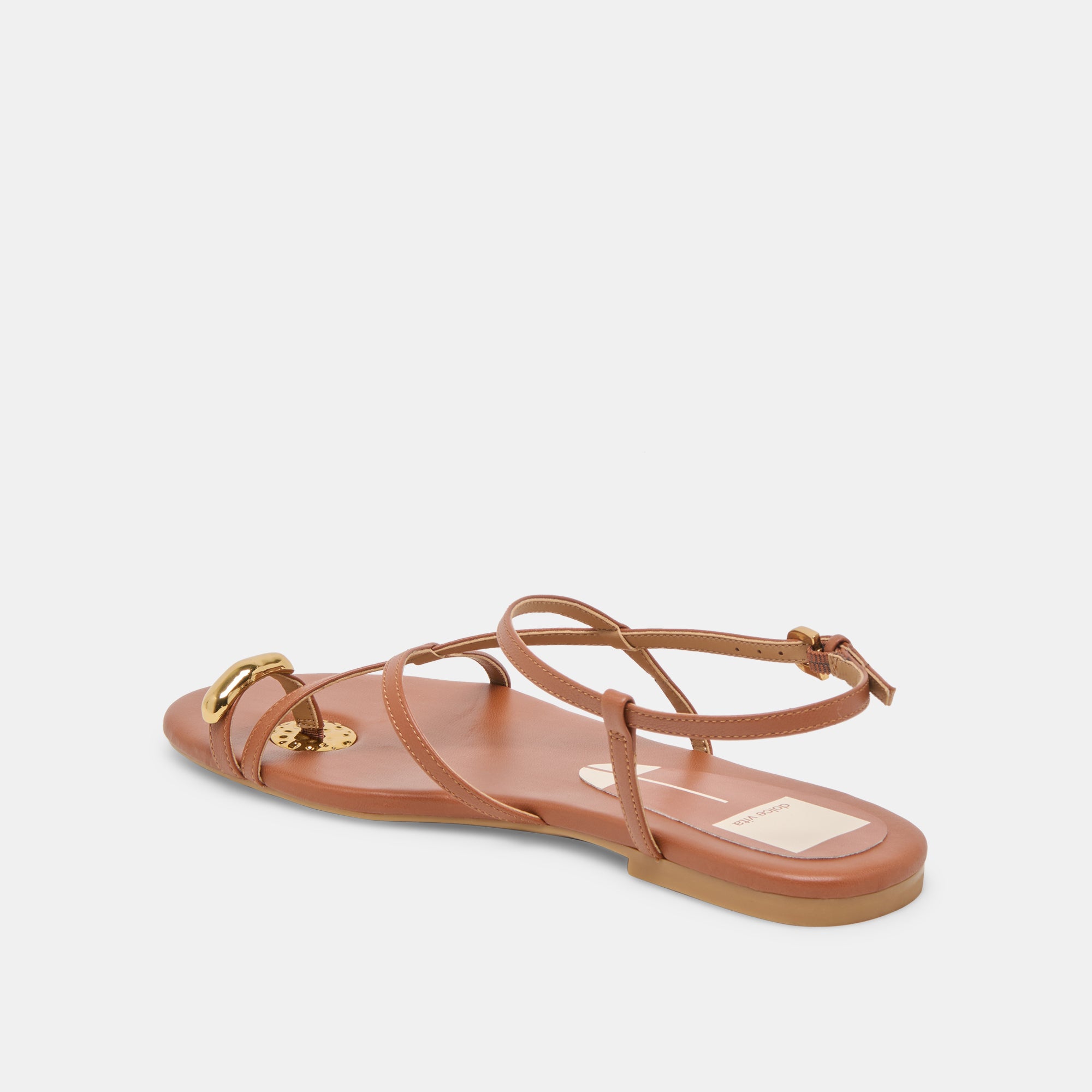 KESHA SANDALS COGNAC LEATHER - Image 5