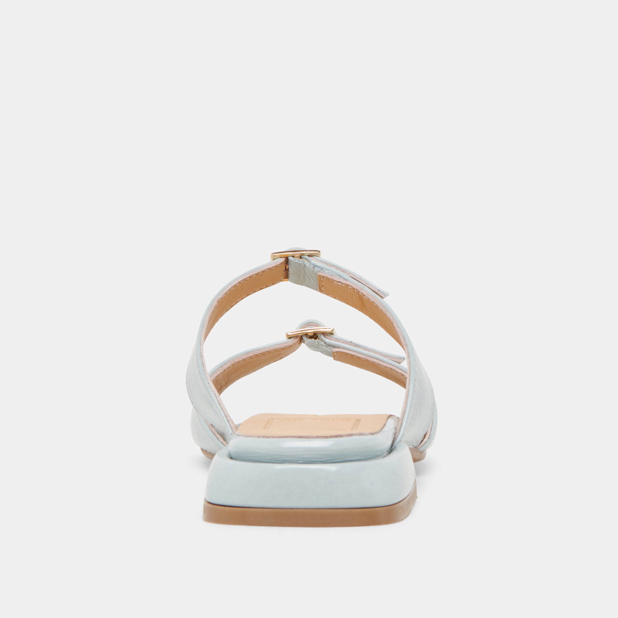 LAVERN SANDALS ICE BLUE CRINKLE PATENT - Image 8