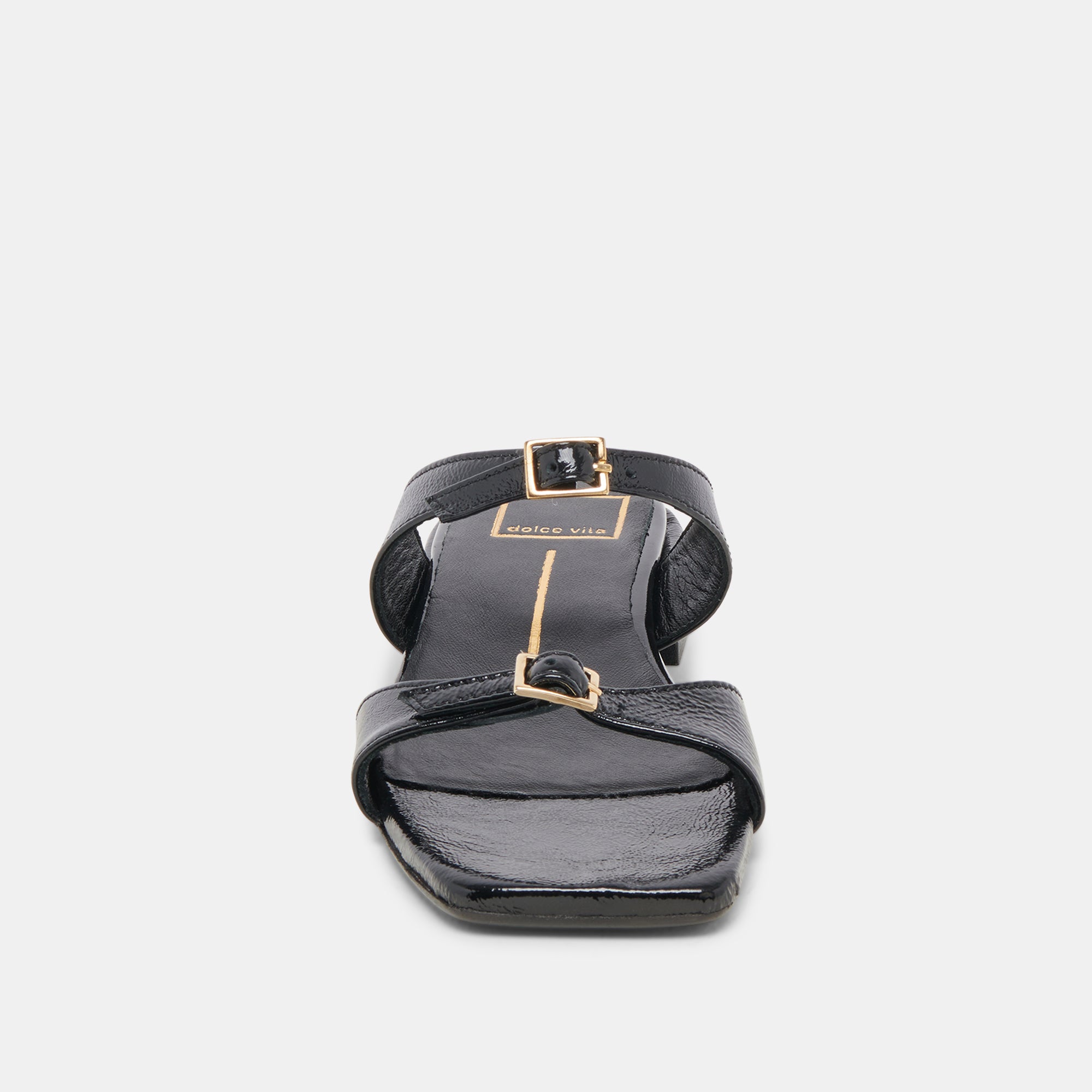 LAVERN SANDALS MIDNIGHT CRINKLE PATENT - Image 11