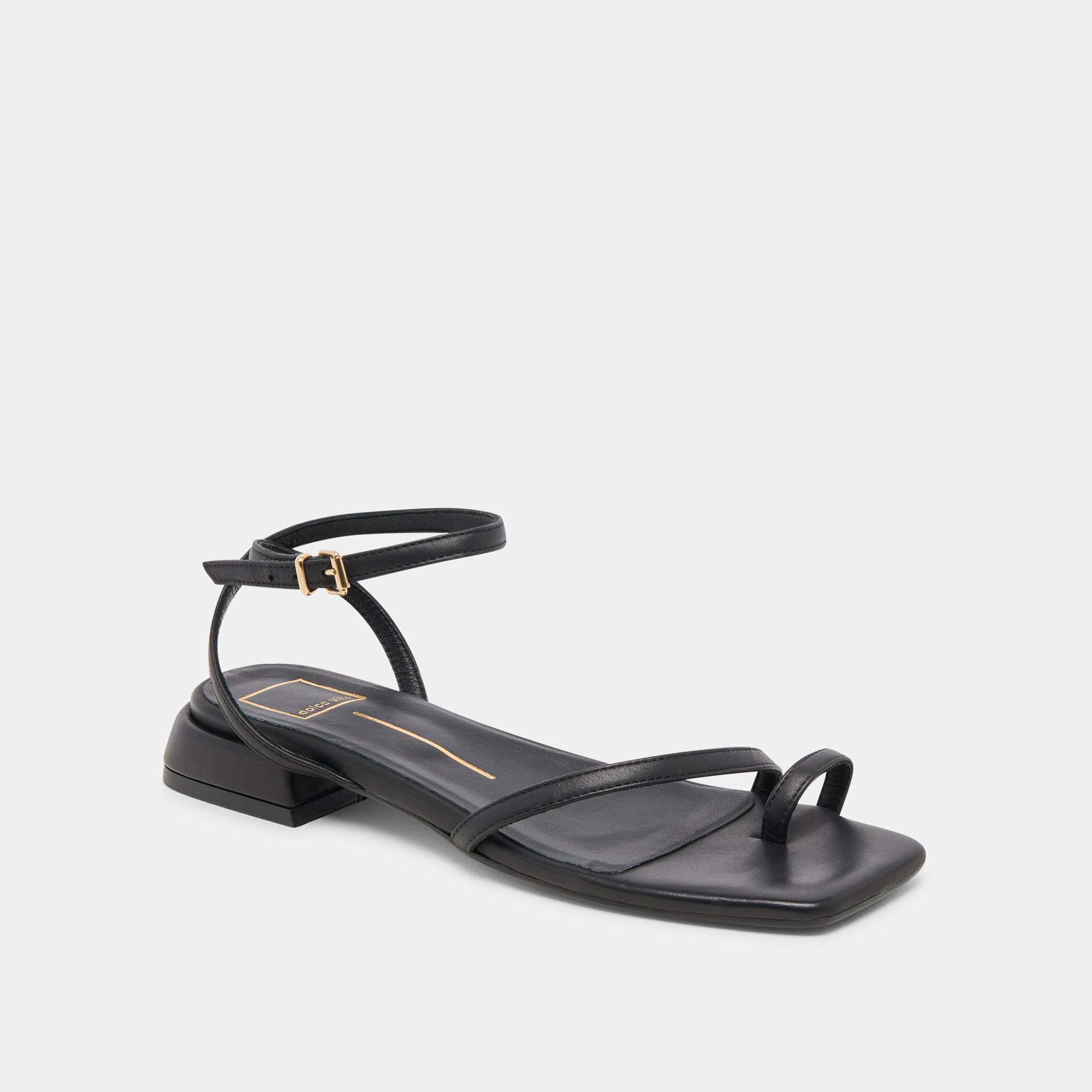 LEXI SANDALS BLACK LEATHER - Image 3